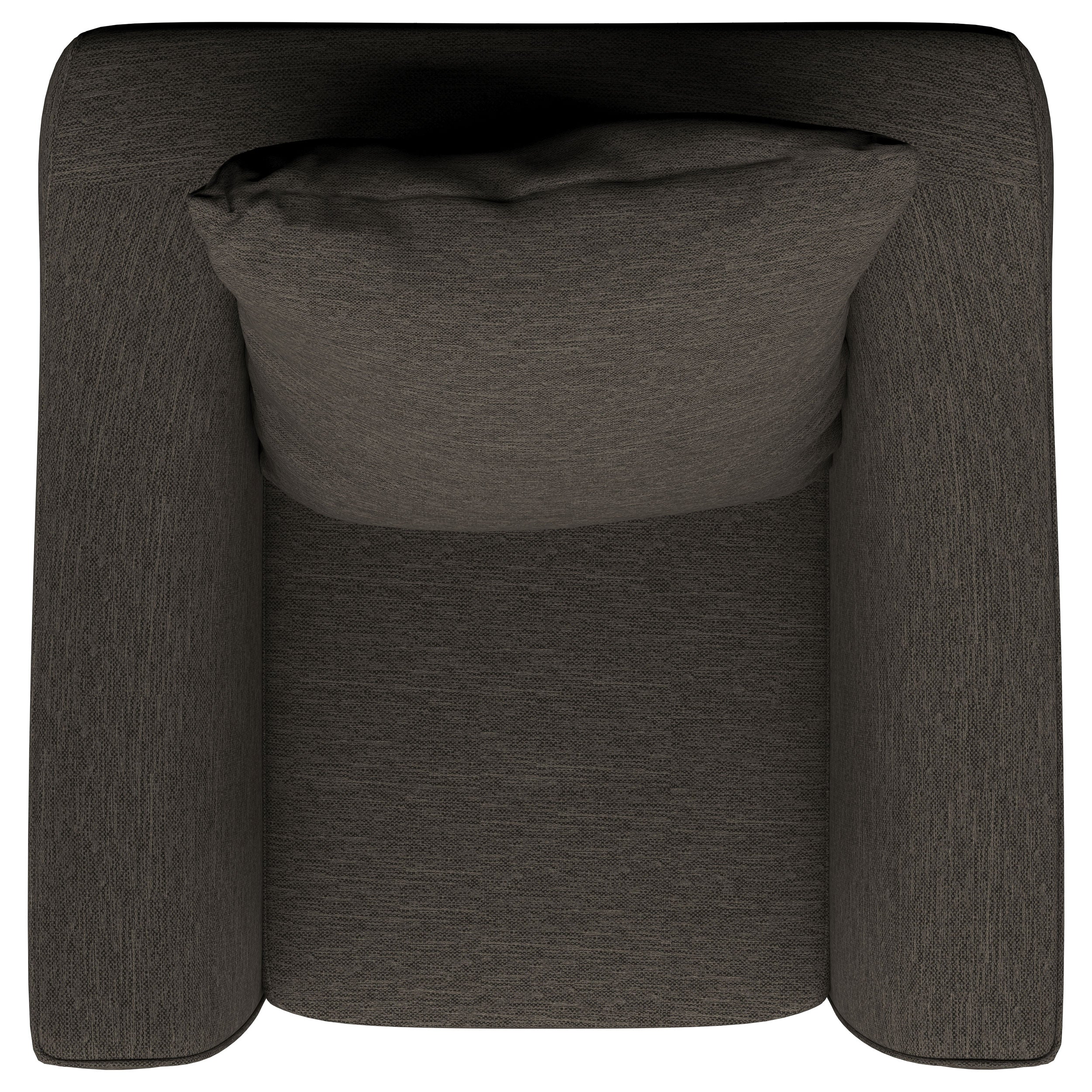 Salizar Upholstered Flared Arm Accent Chair Charcoal Grey — view 10