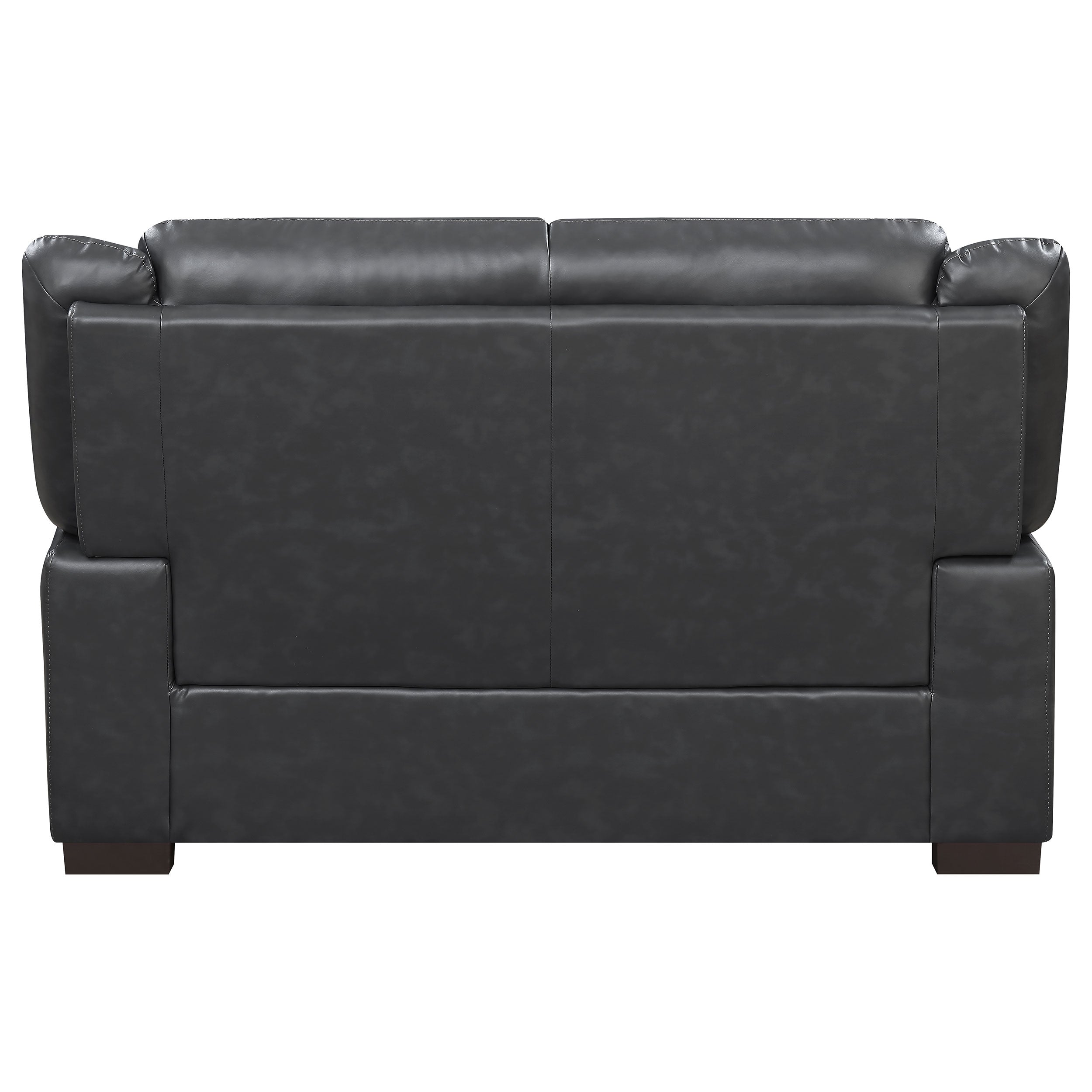 Arabella 2-piece Upholstered Padded Arm Sofa Set Grey — view 6
