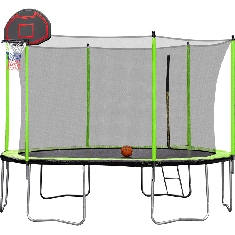 12Ft Trampoline 2023 - Green