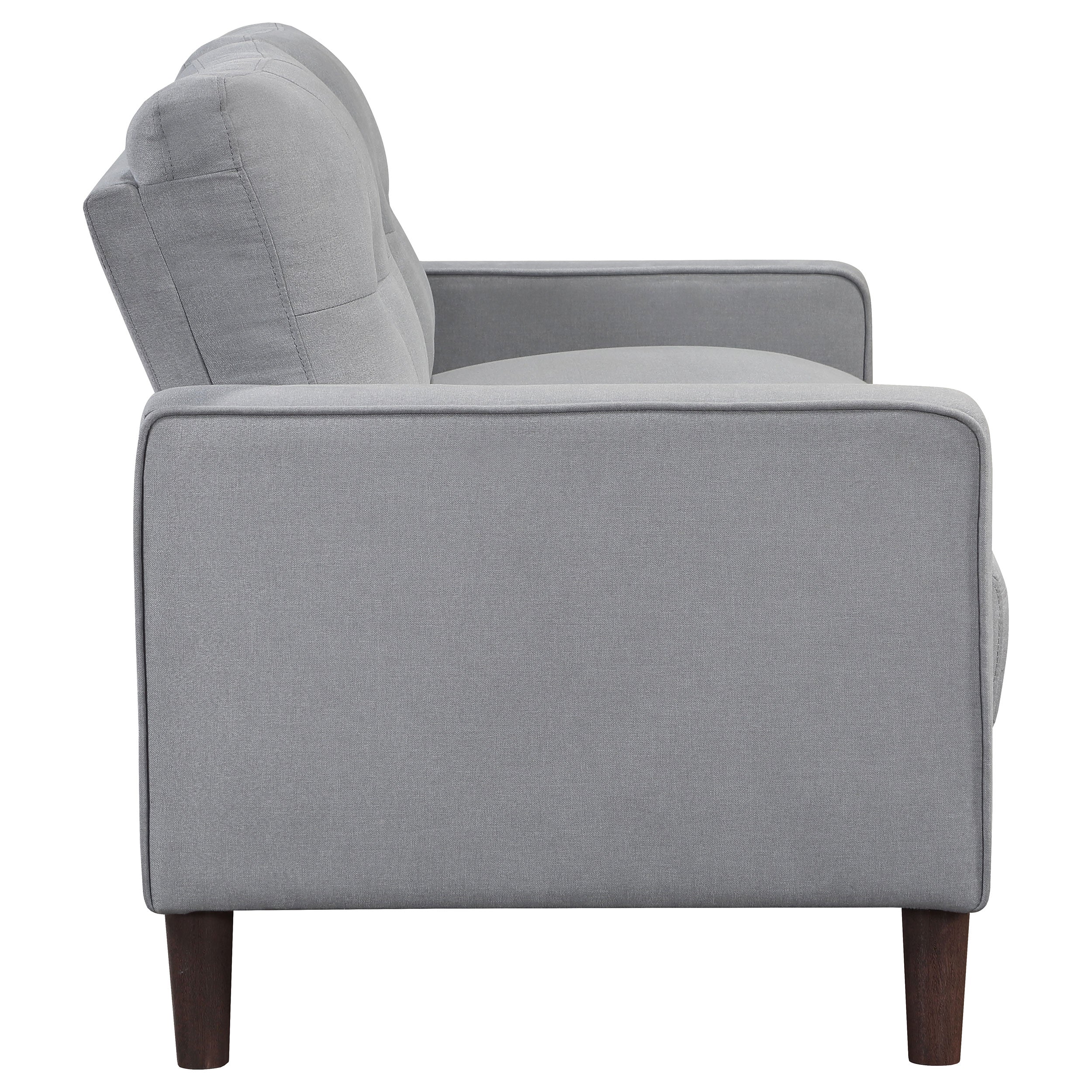 Bowen 2-piece Upholstered Track Arm Tufted Sofa Set Grey — view 10