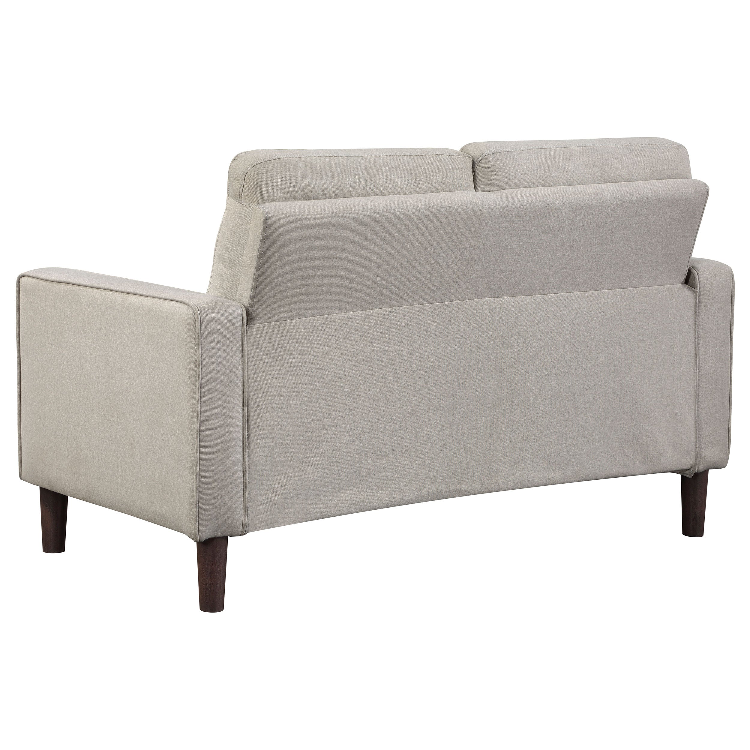 Bowen Upholstered Track Arm Tufted Loveseat Beige — view 6