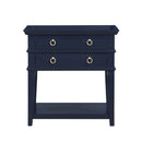 Carmona - 2 Drawer Tray Top Nightstand Pulls