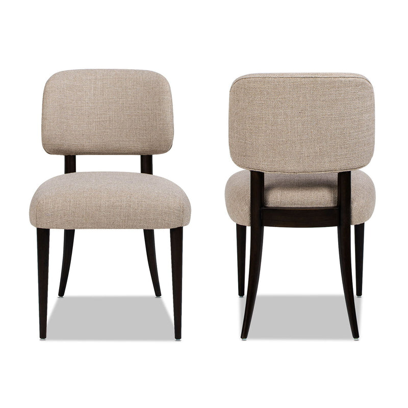 Harriet - Split Back Upholstered Dining Side Chair (Set of 2) - Merino Gray