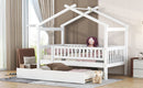 Creativity House Bed With Twin Size Trundle