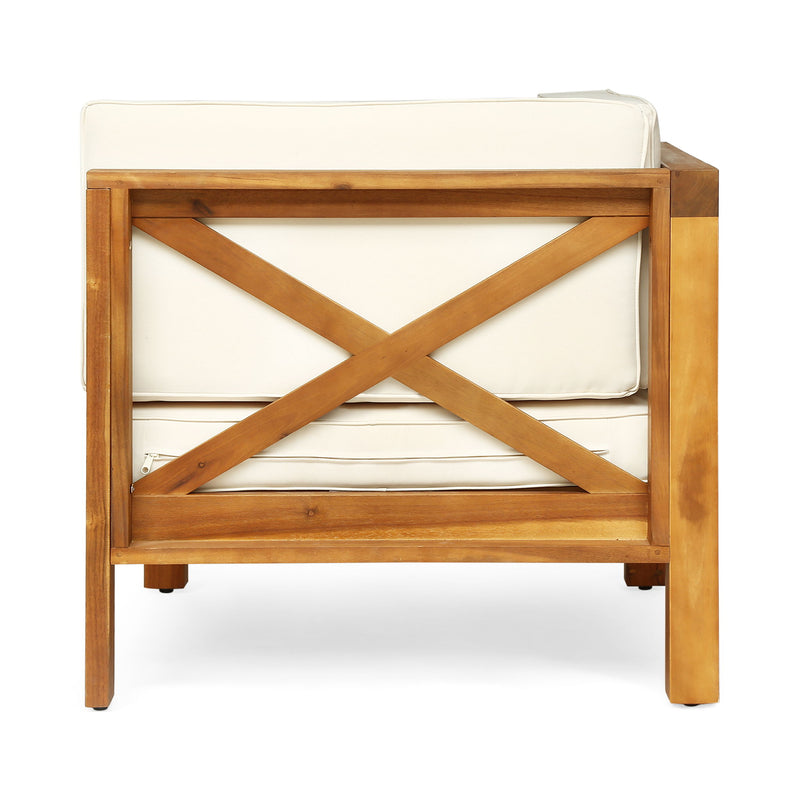 Brava - X Back Loveseat - Beige