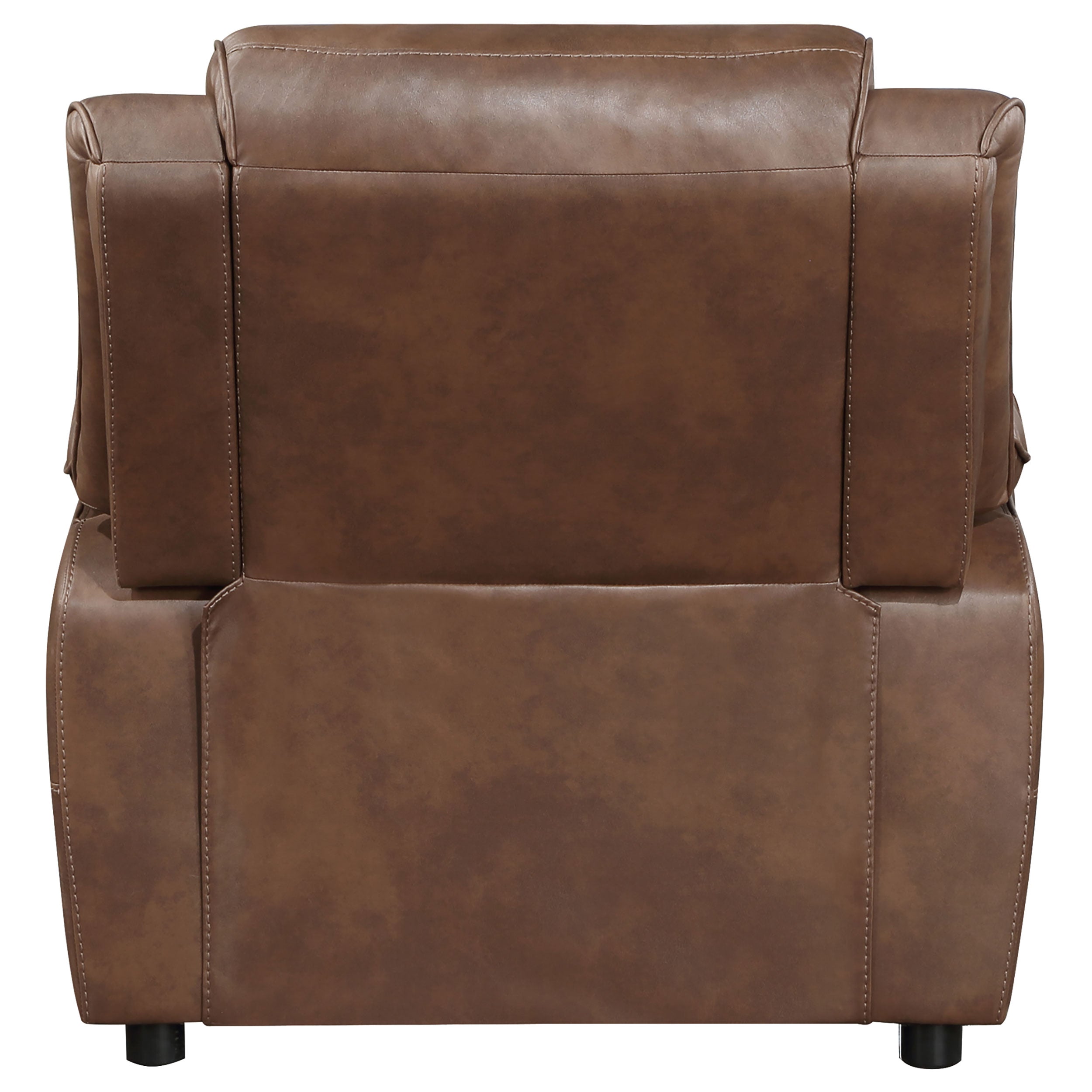 Ellington Upholstered Padded Arm Accent Chair Dark Brown — view 7