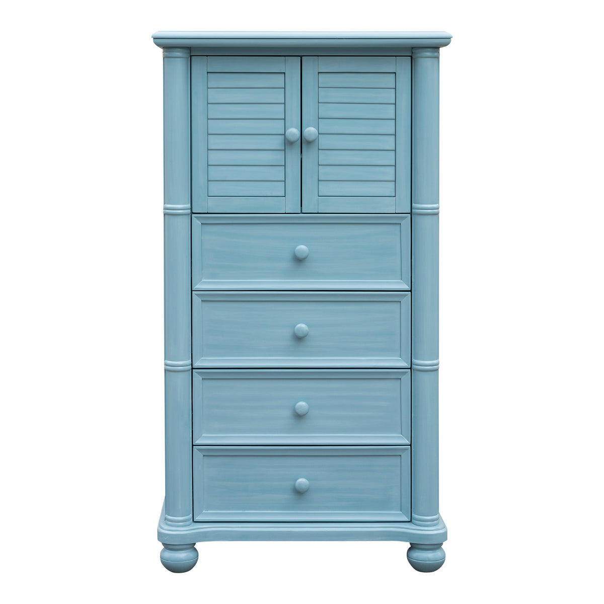 Beachfront Door Chest (Ocean Blue)