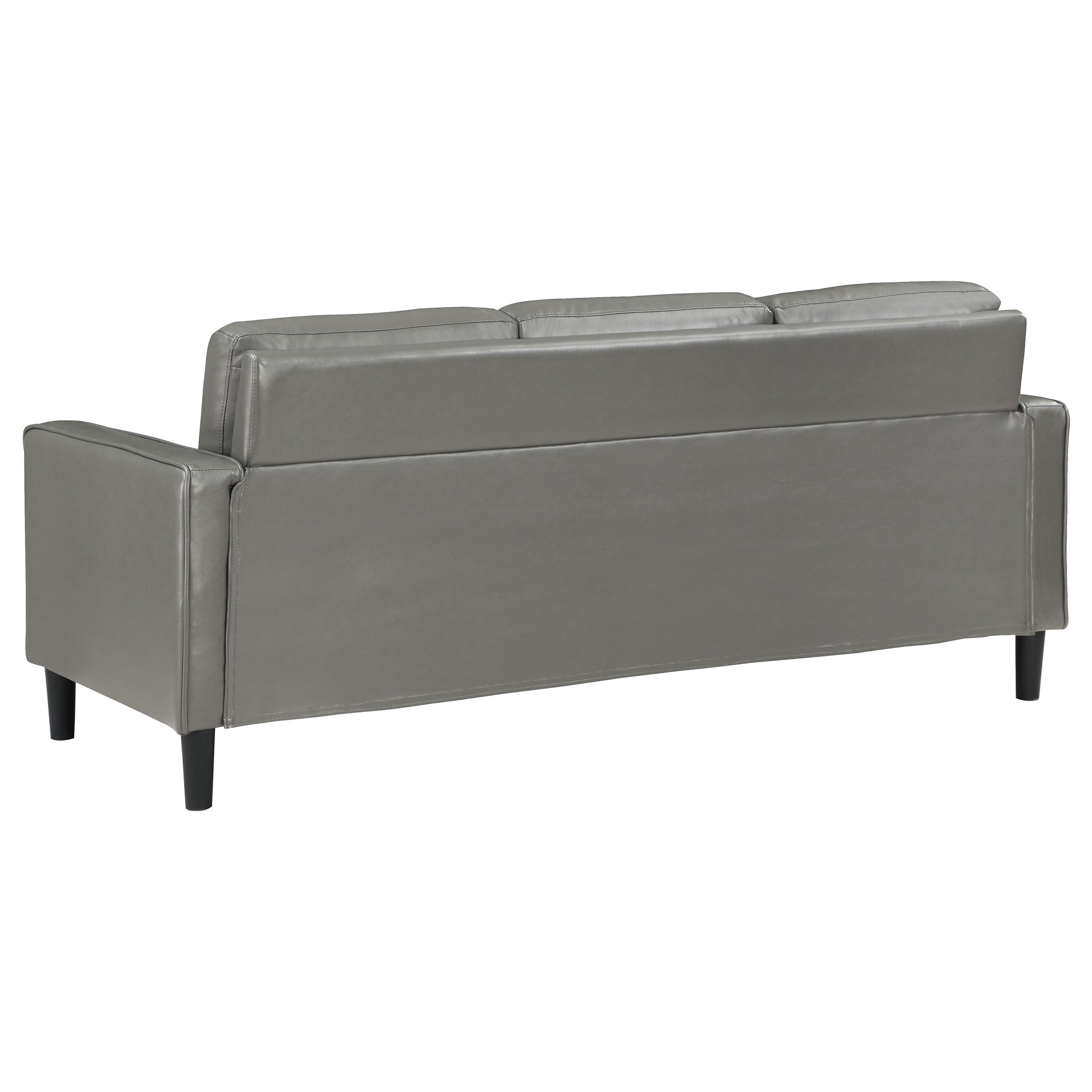 Ruth 2-piece Upholstered Track Arm Sofa Set Grey — view 5
