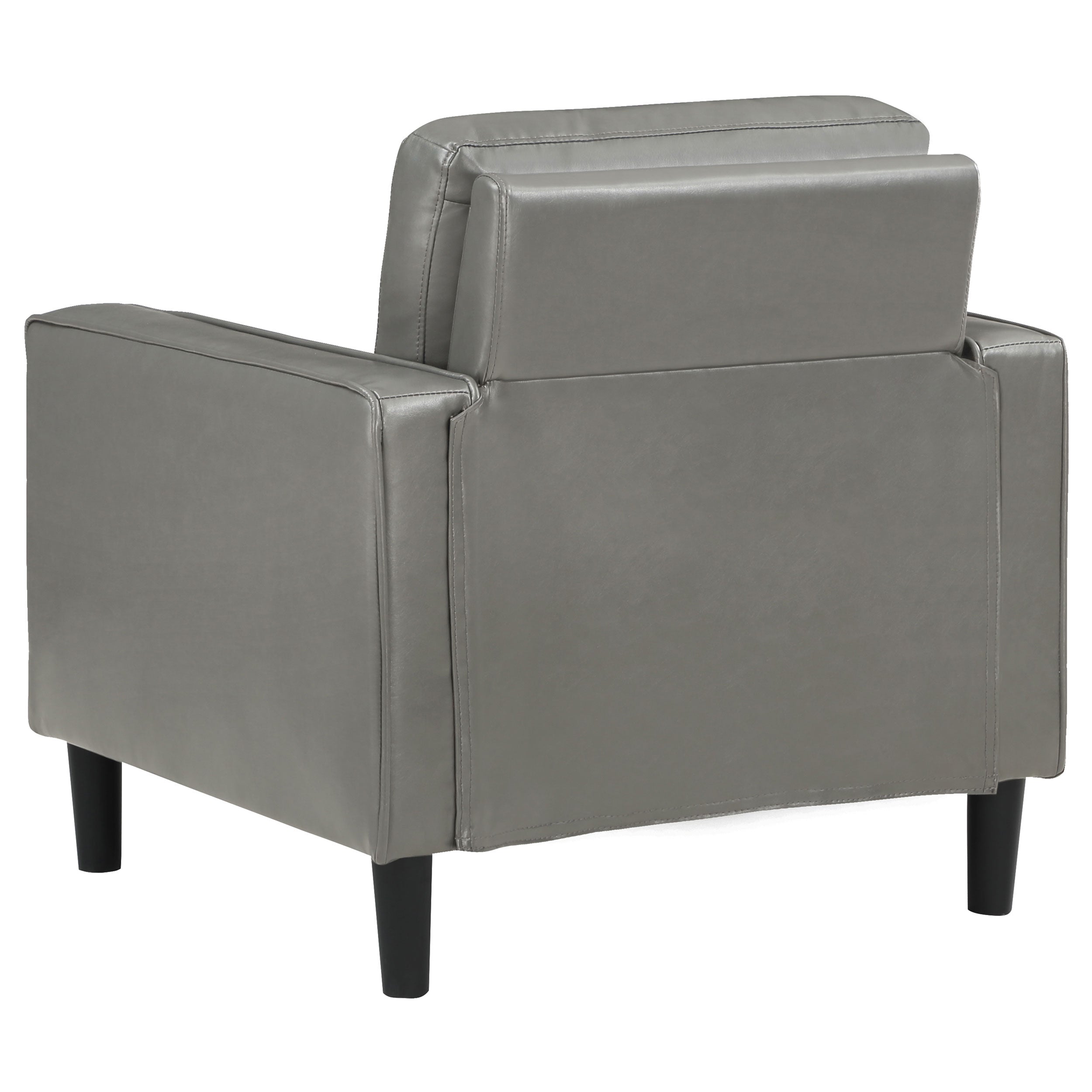 Ruth 3-piece Upholstered Track Arm Sofa Set Grey — view 13