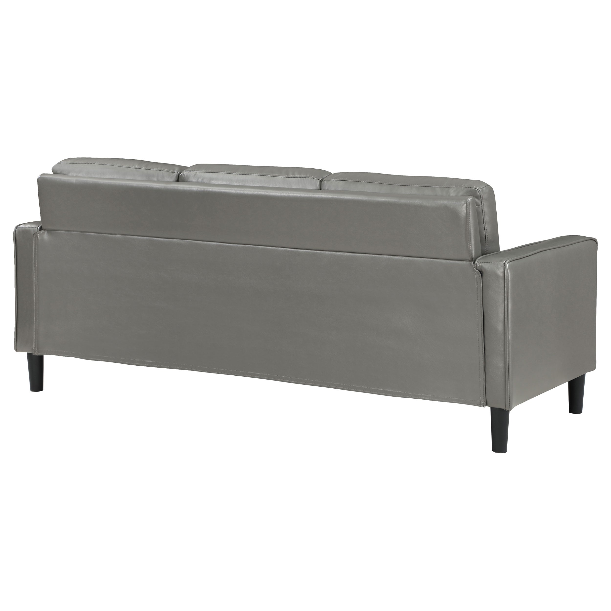 Ruth Upholstered Track Arm Sofa Grey — view 7