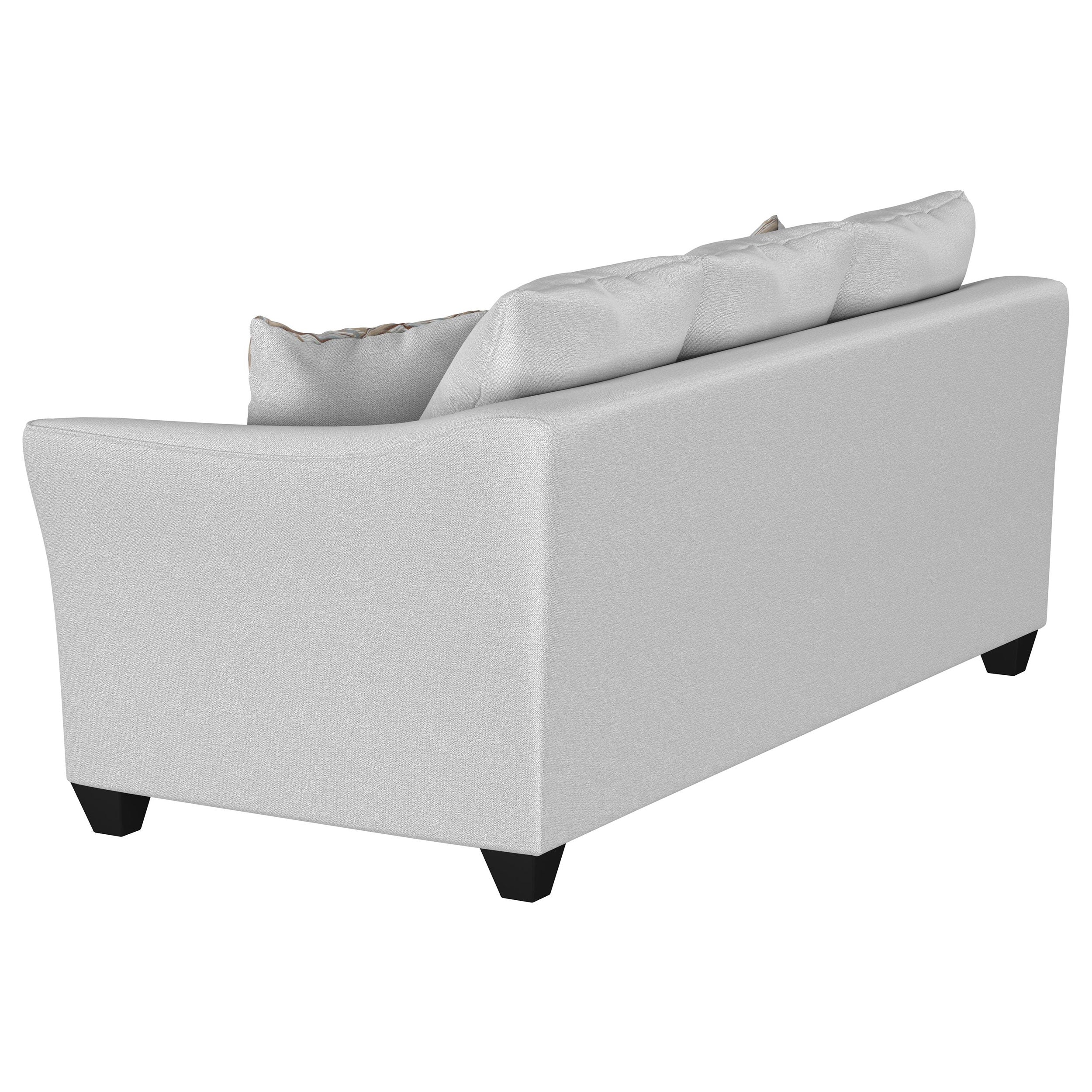 Salizar 2-piece Upholstered Flared Arm Sofa Set Sand — view 5