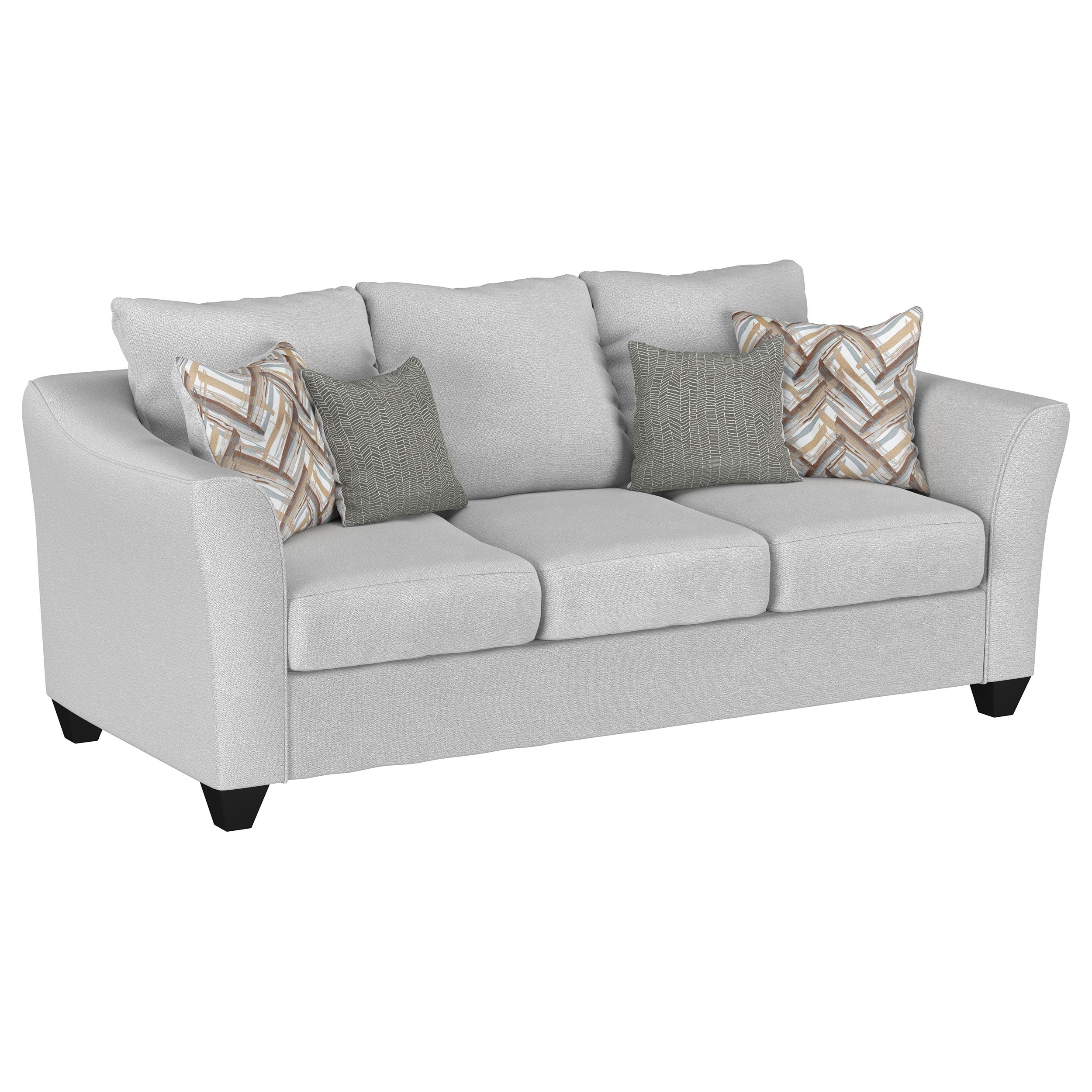 Salizar Upholstered Flared Arm Sofa Sand — view 1