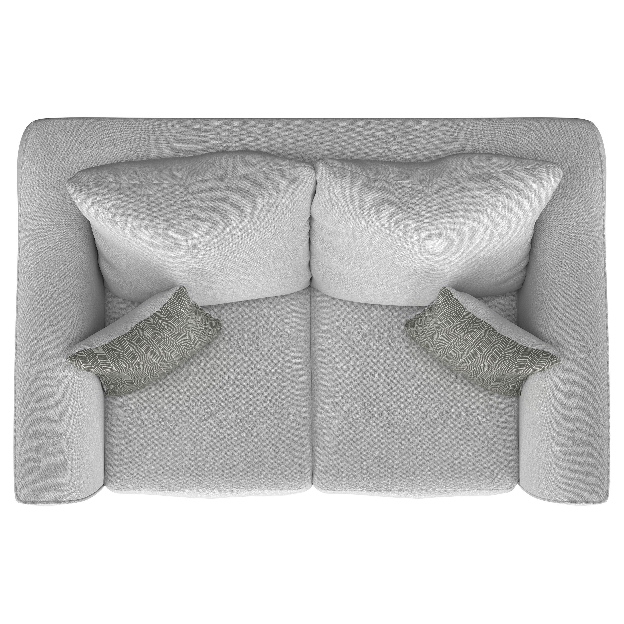Salizar Upholstered Flared Arm Loveseat Sand — view 10