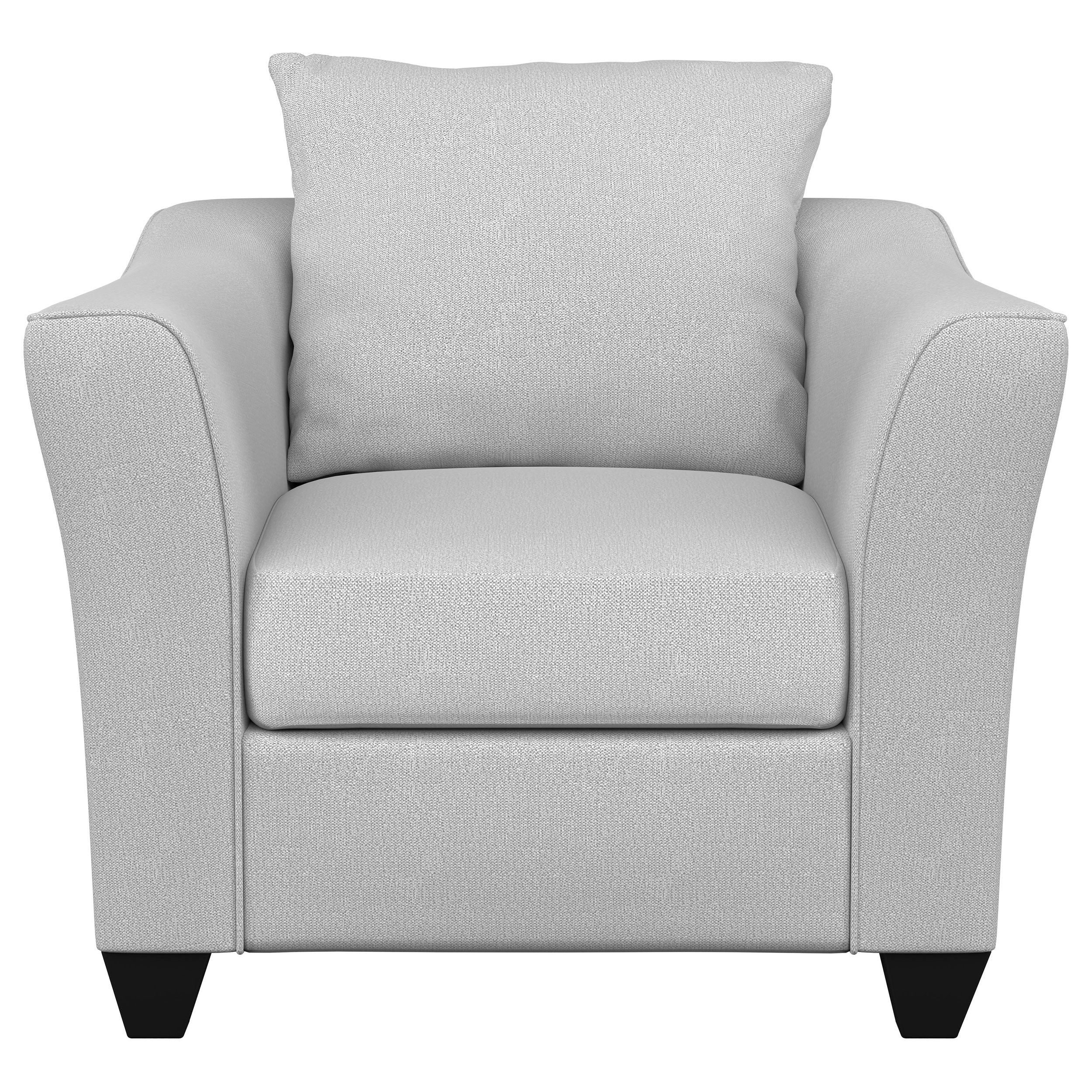 Salizar Upholstered Flared Arm Accent Chair Sand — view 3