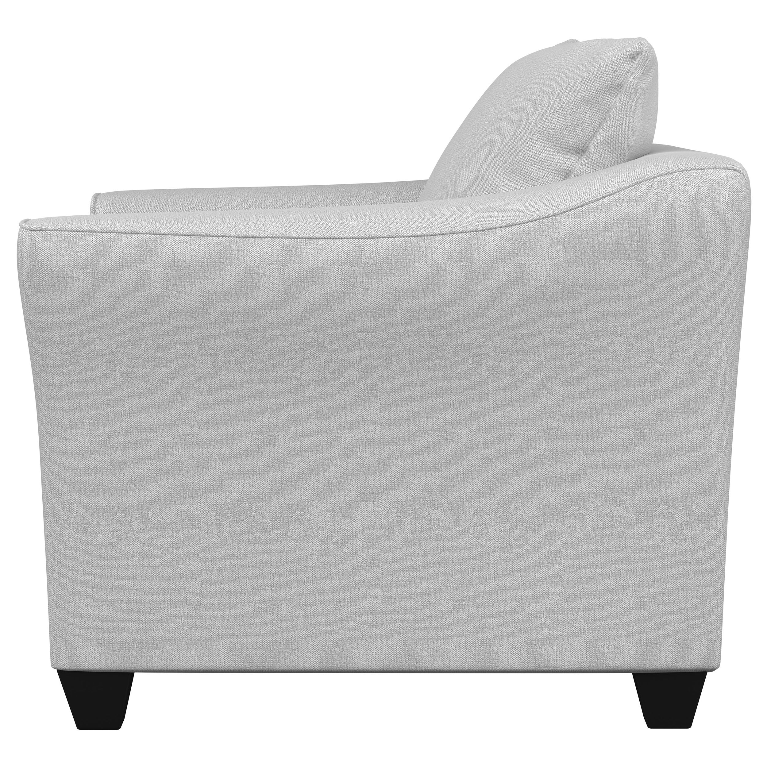 Salizar Upholstered Flared Arm Accent Chair Sand — view 5