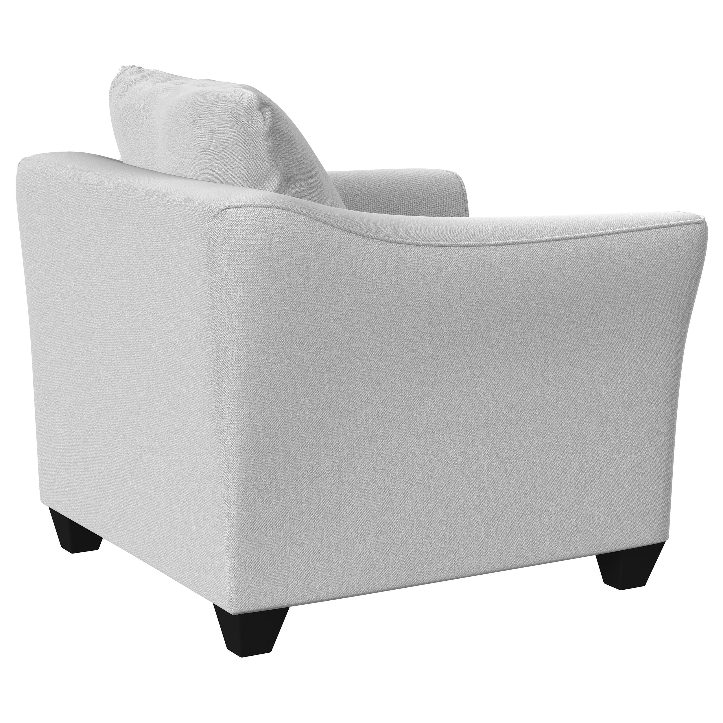 Salizar Upholstered Flared Arm Accent Chair Sand — view 8