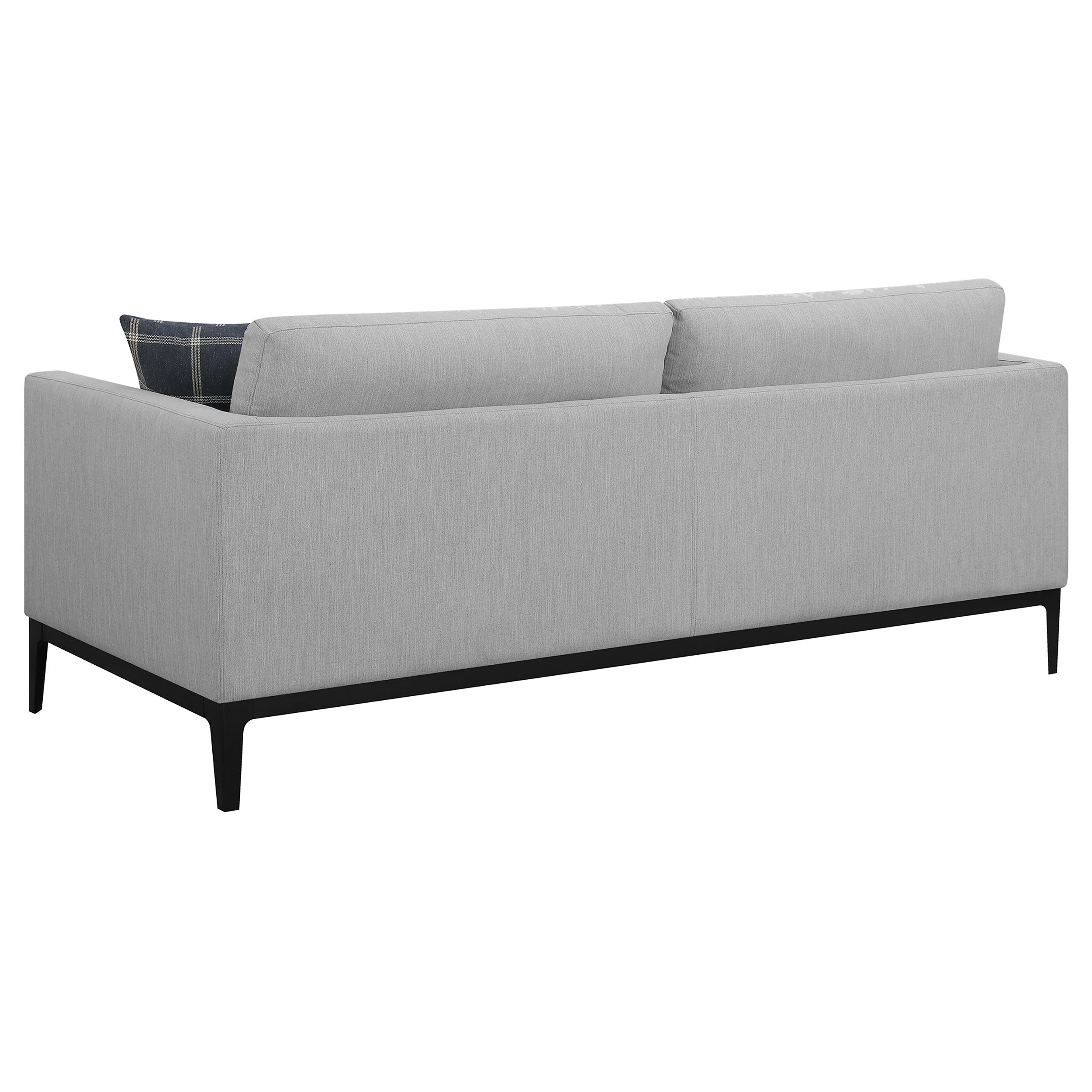Apperson Upholstered Track Arm Sofa Light Grey — view 6