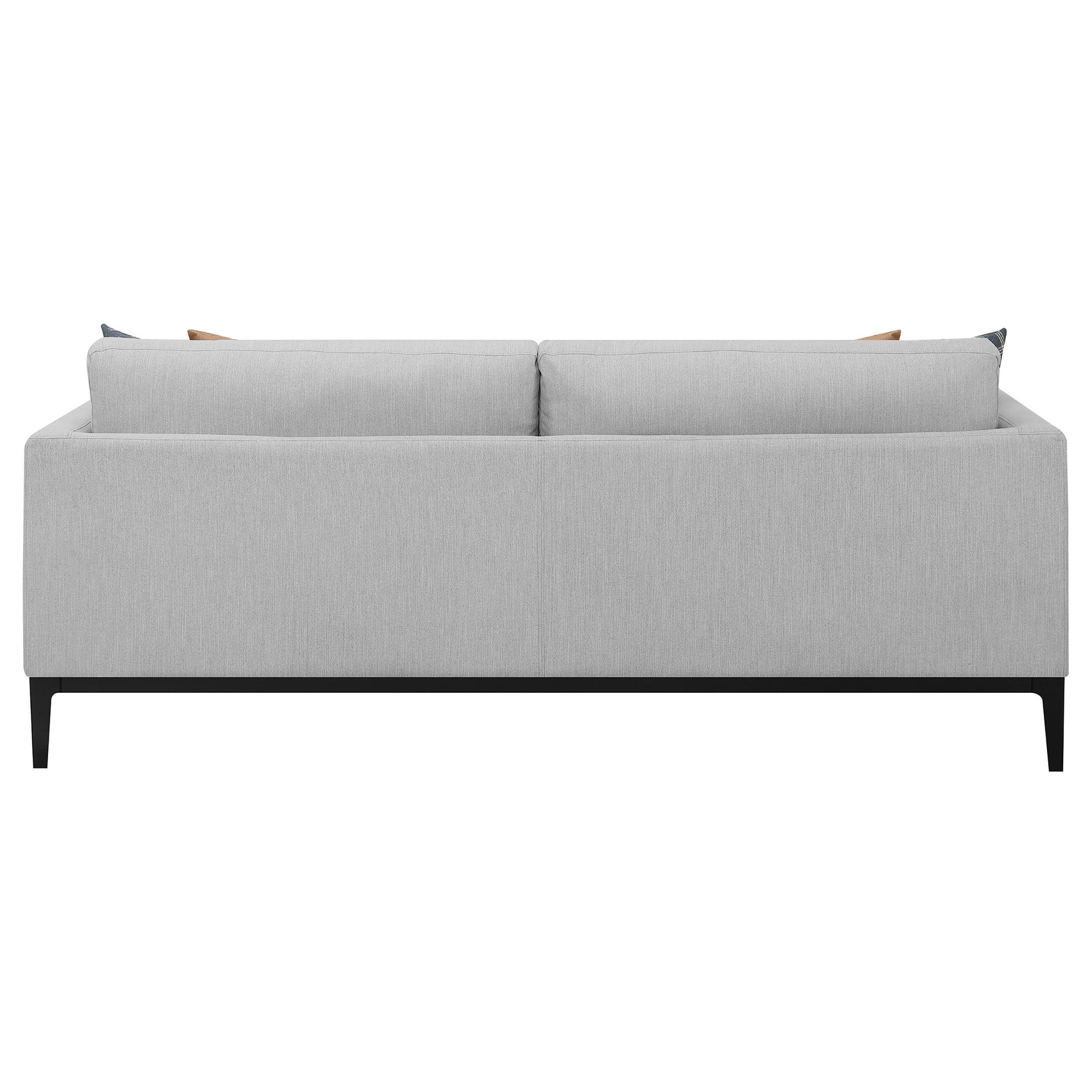 Apperson Upholstered Track Arm Sofa Light Grey — view 7