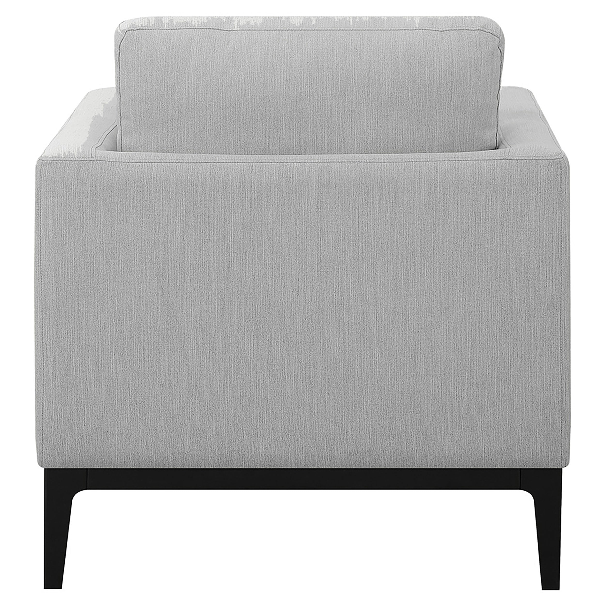Apperson Upholstered Track Arm Accent Chair Light Grey — view 7