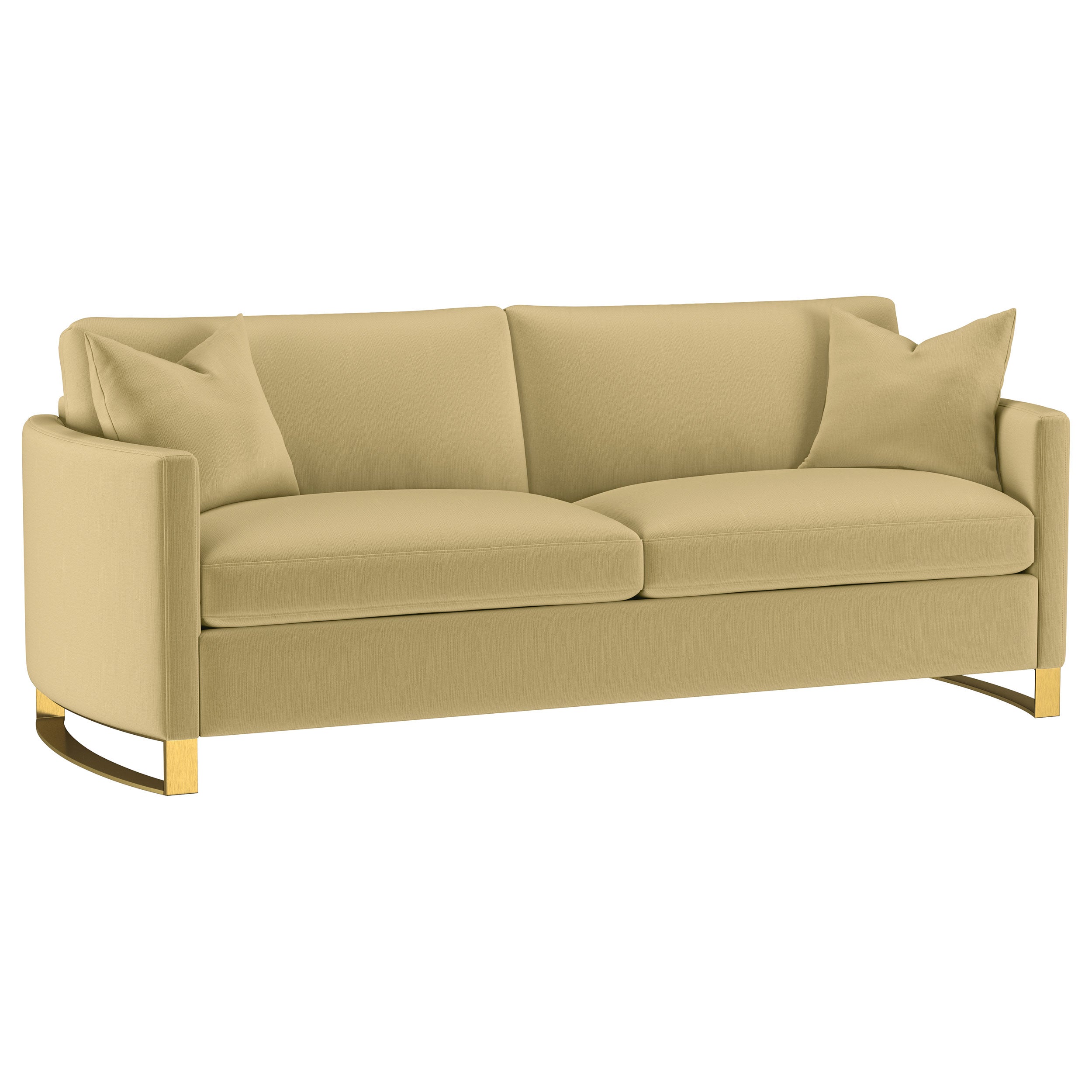 Corliss 2-piece Velvet Upholstered Sofa Set Camel — view 3