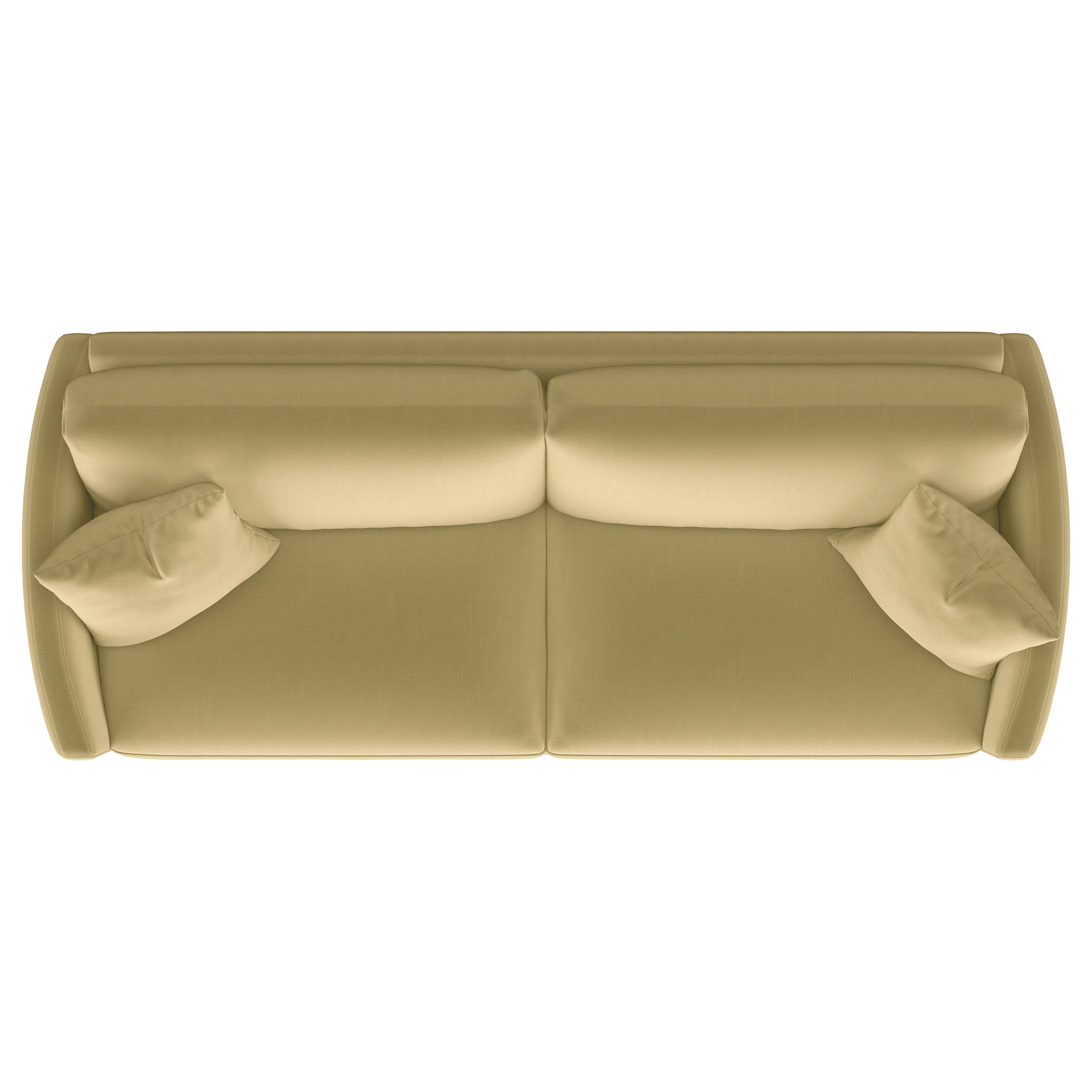 Corliss Upholstered Curved Track Arm Sofa Camel — view 10