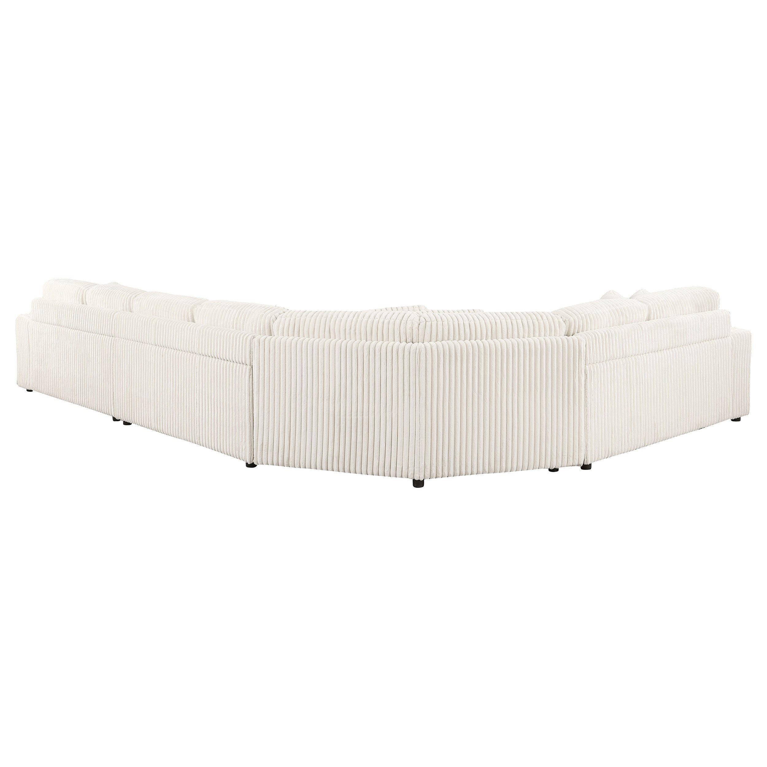 Emberson 5-piece Upholstered Modular Sectional Sofa Ivory — view 6