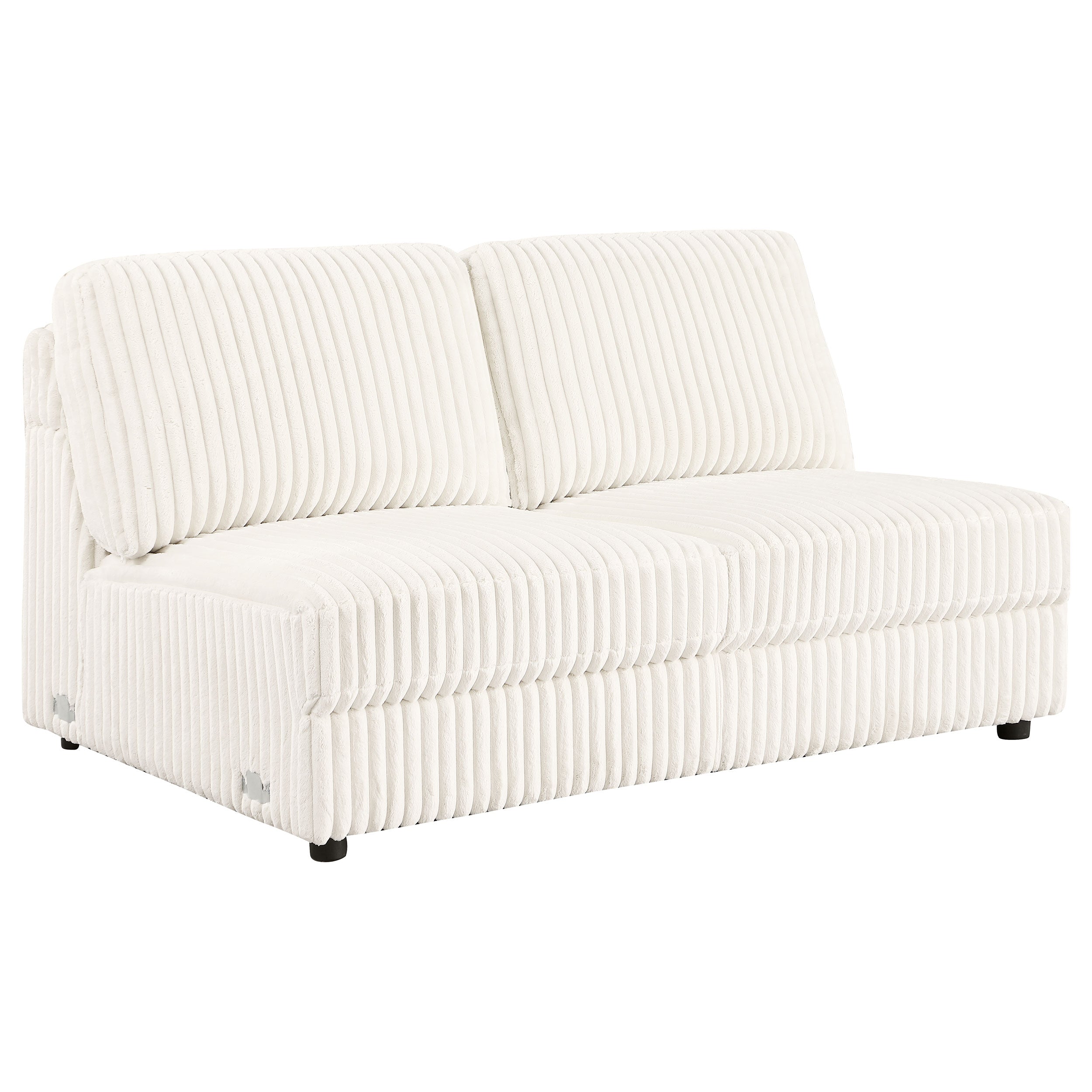 Emberson 5-piece Upholstered Modular Sectional Sofa Ivory — view 9