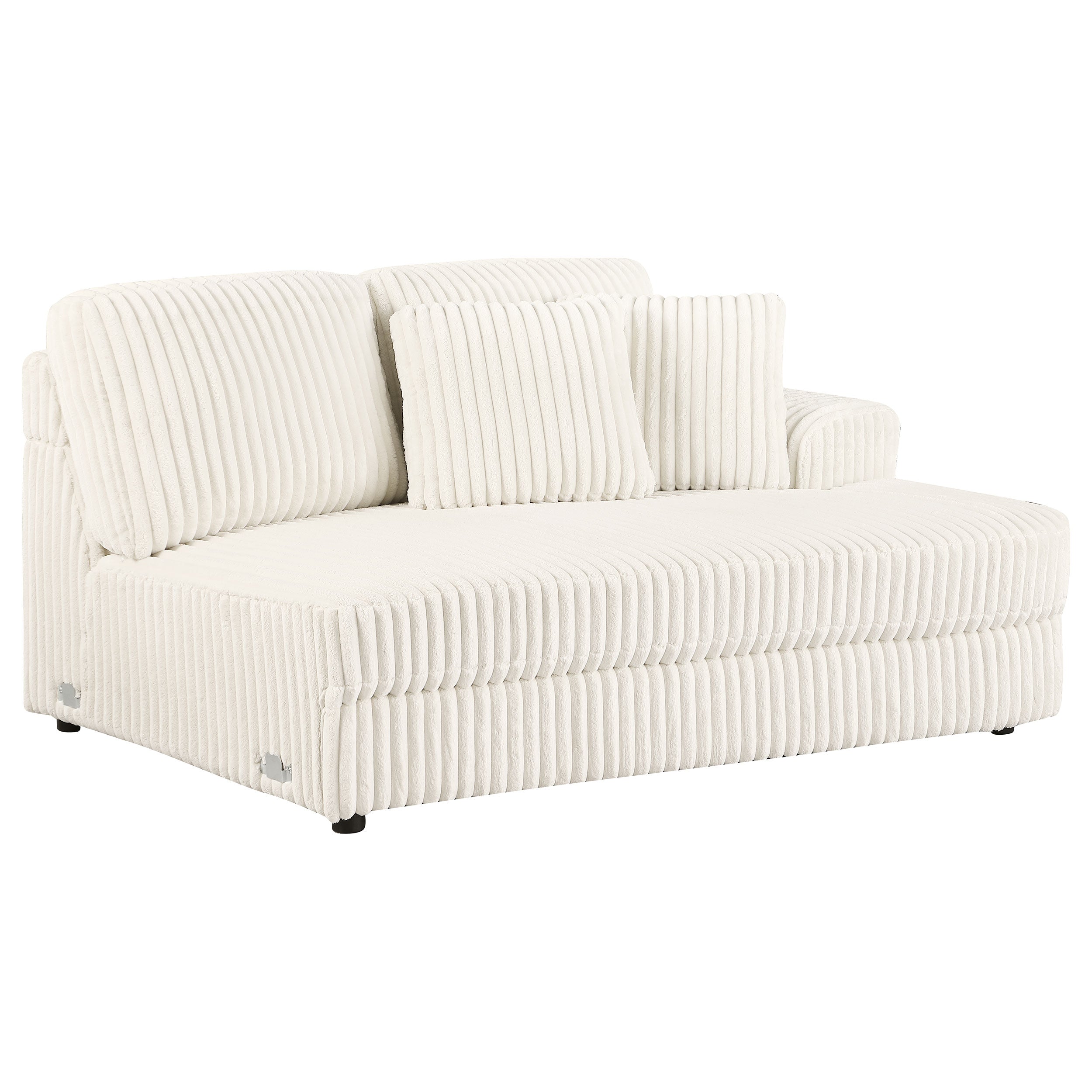 Emberson 5-piece Upholstered Modular Sectional Sofa Ivory — view 10