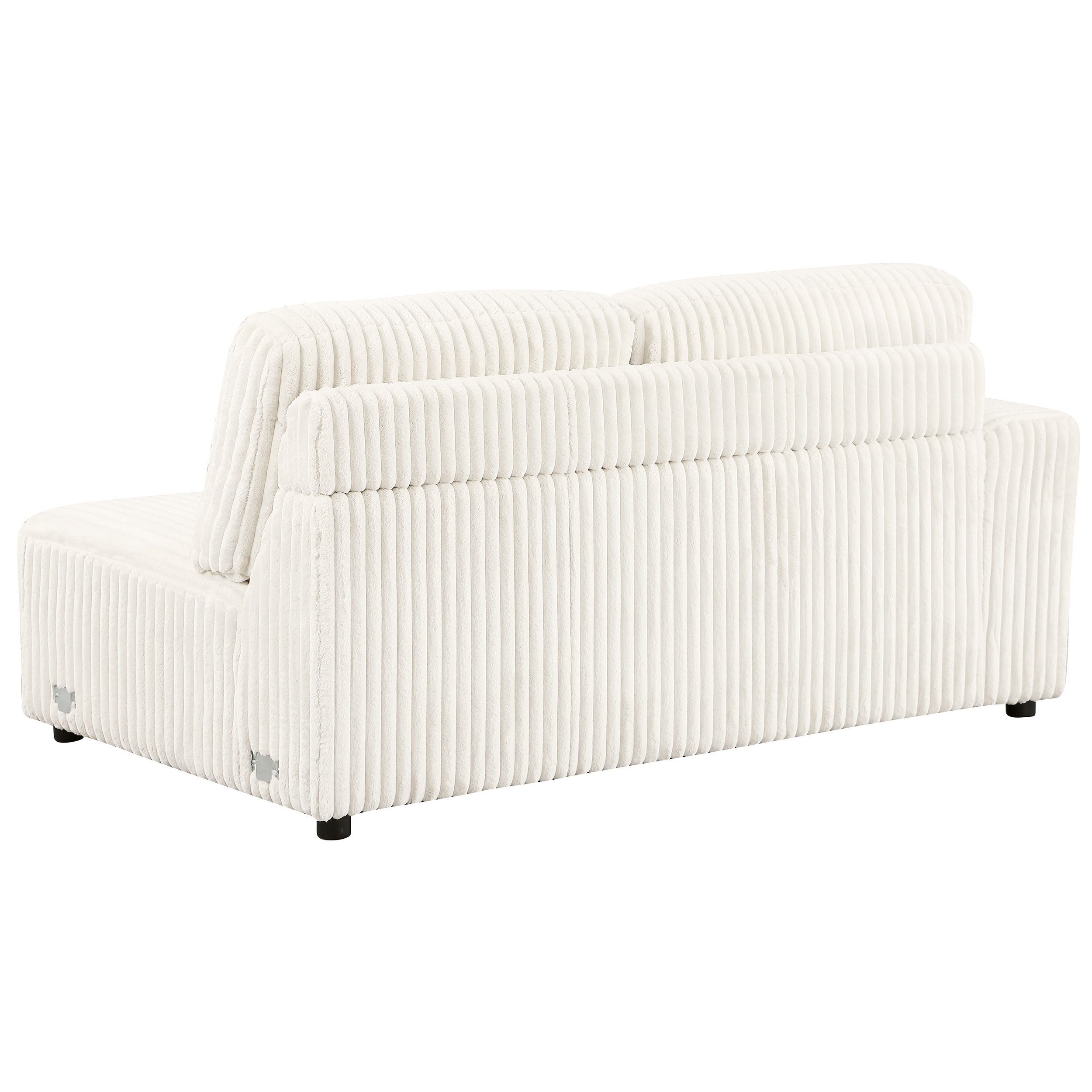 Emberson Upholstered LAF Loveseat Ivory — view 6