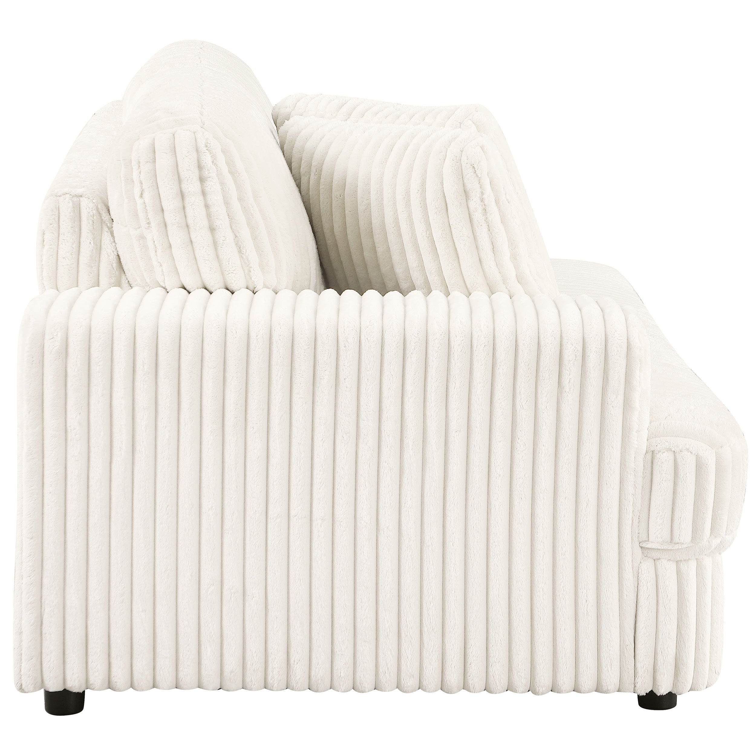 Emberson Upholstered LAF Loveseat Ivory — view 8