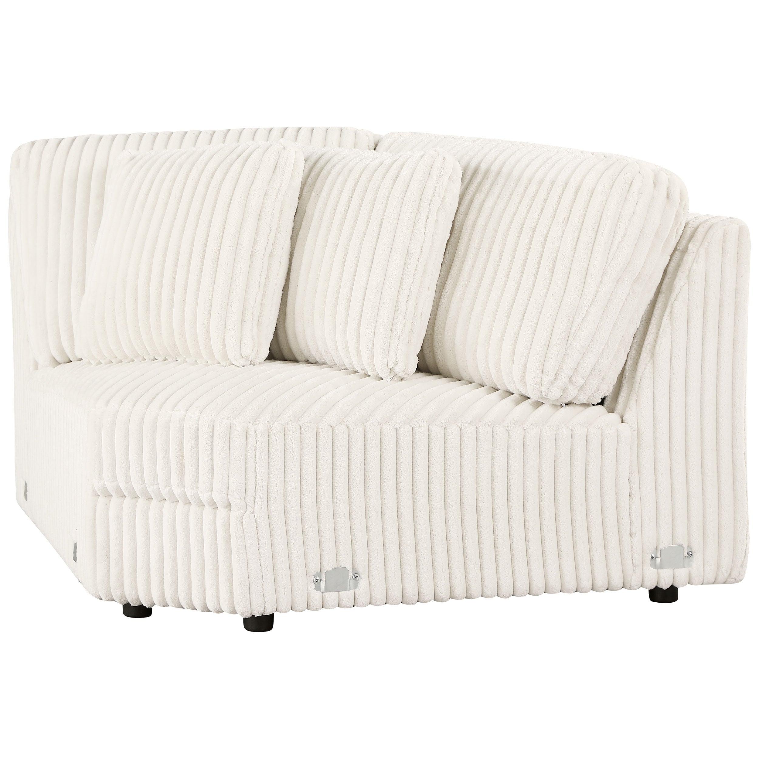 Emberson Upholstered Wedge Ivory — view 4