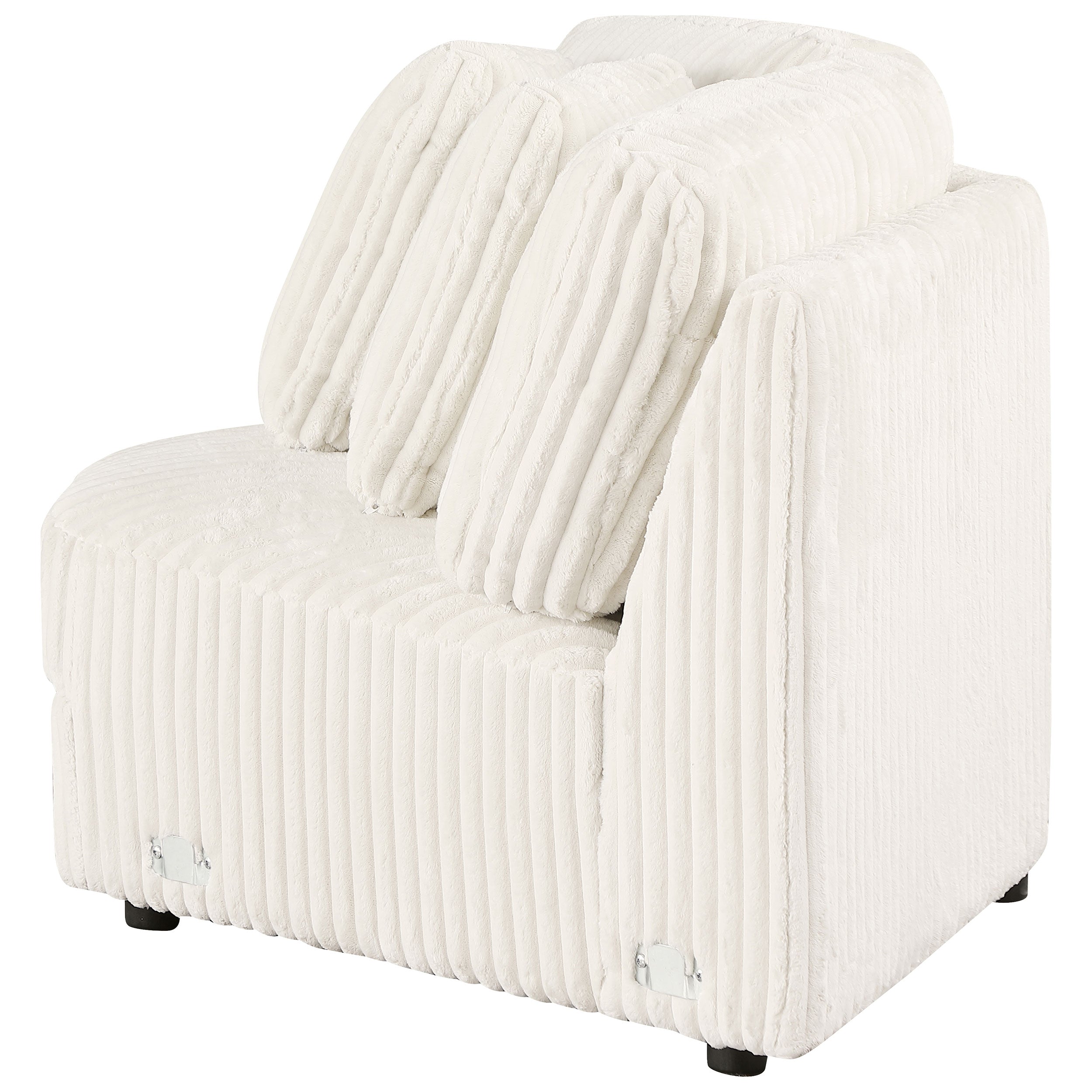 Emberson Upholstered Wedge Ivory — view 5
