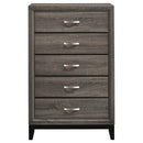 Watson - 5-Drawer Bedroom Chest - Gray Oak - Atlantic Fine Furniture Inc