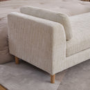 Modern Upholstered End Of Bed Bench With Armrests
