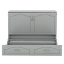 Murphy Wall Bed With Drawer And A Set Of Sockets & USB Ports, Pulley Structure Design