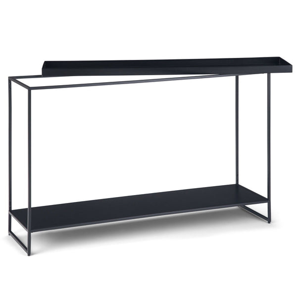 Garner - Tray Top Console Table - Black