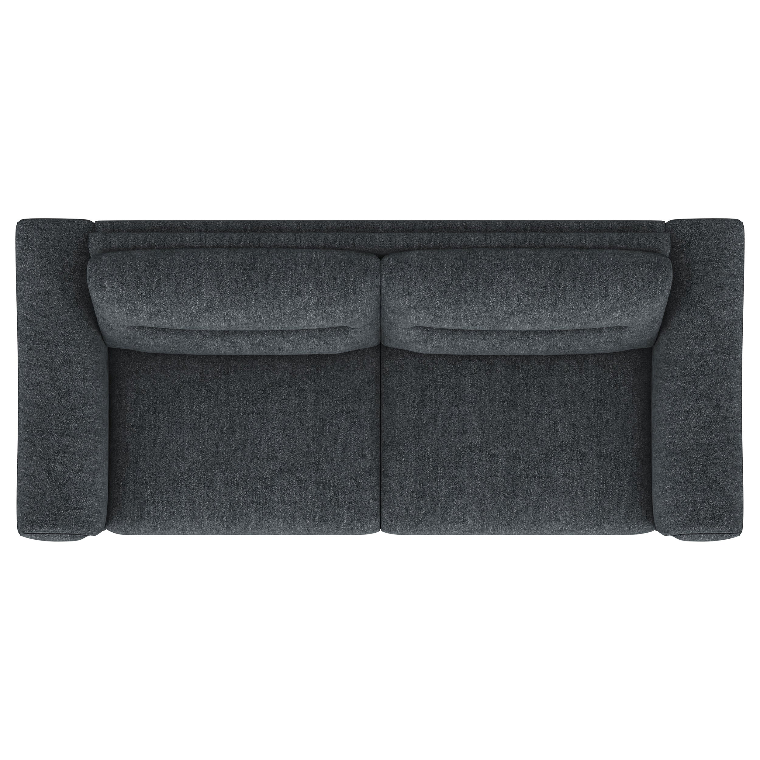 Nolan Upholstered Sloped Track Arm Sofa Charcoal — view 10