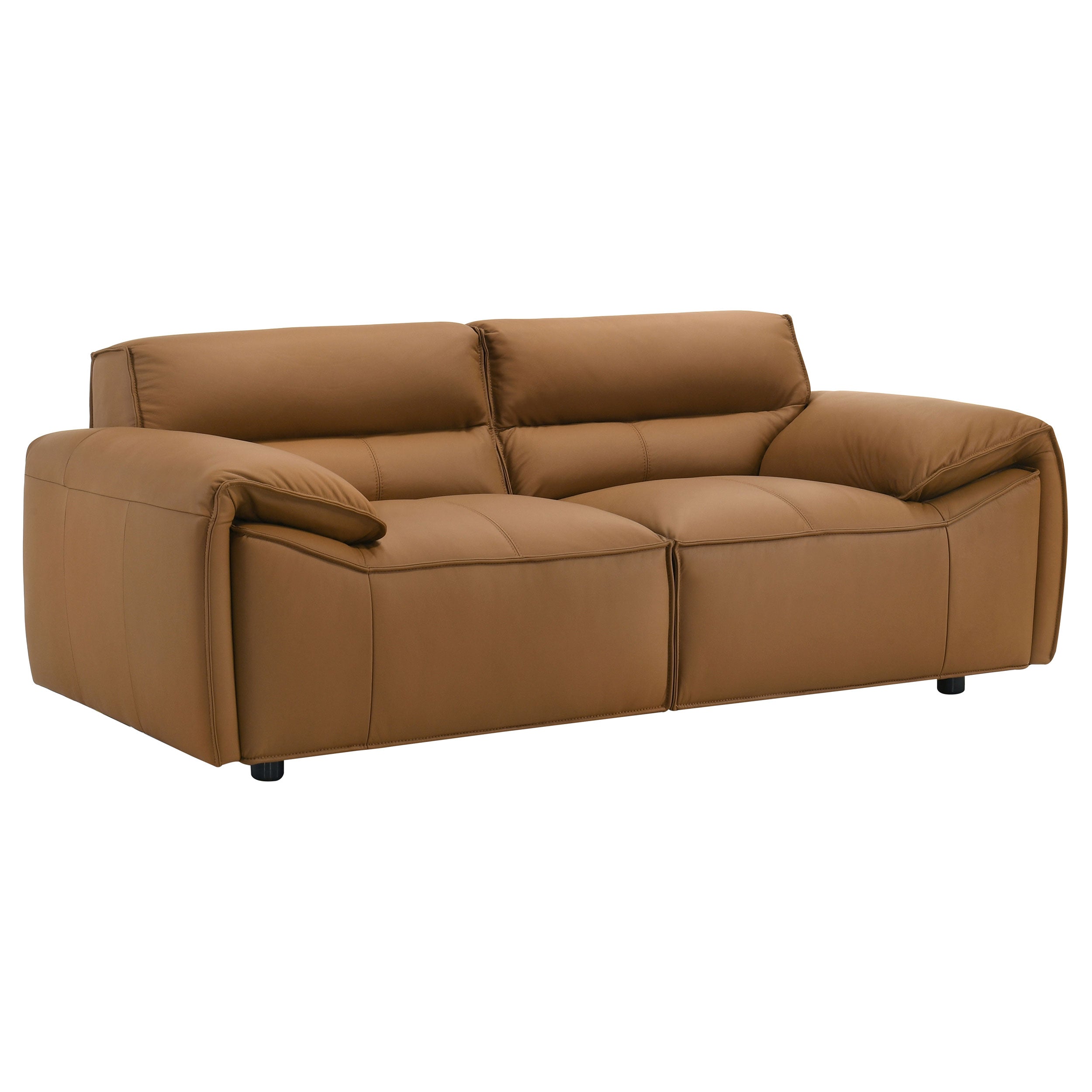 Buxton 2-piece Leather Upholstered Sofa Set Orange — view 8