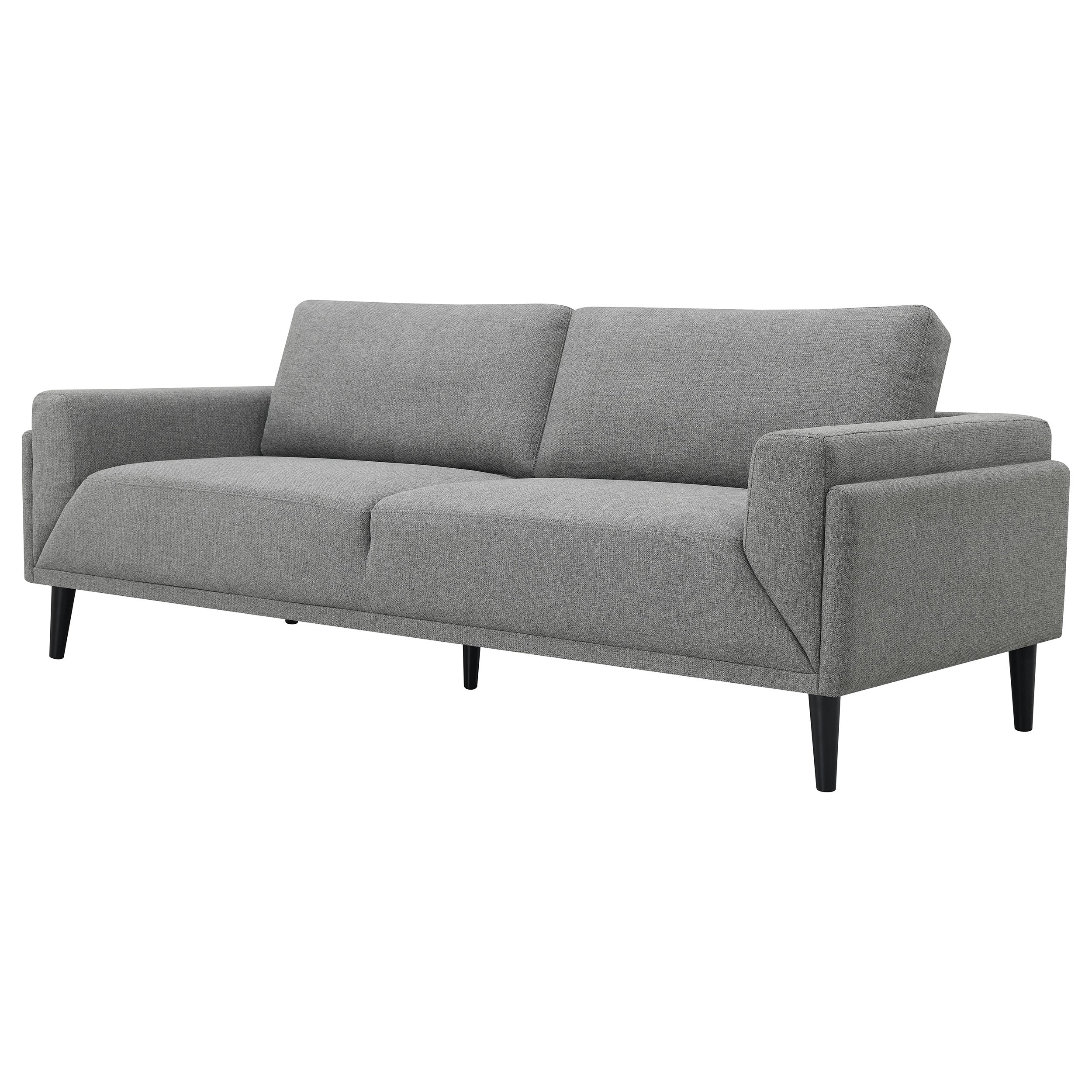 Rilynn Upholstered Track Arm Sofa Grey — view 4