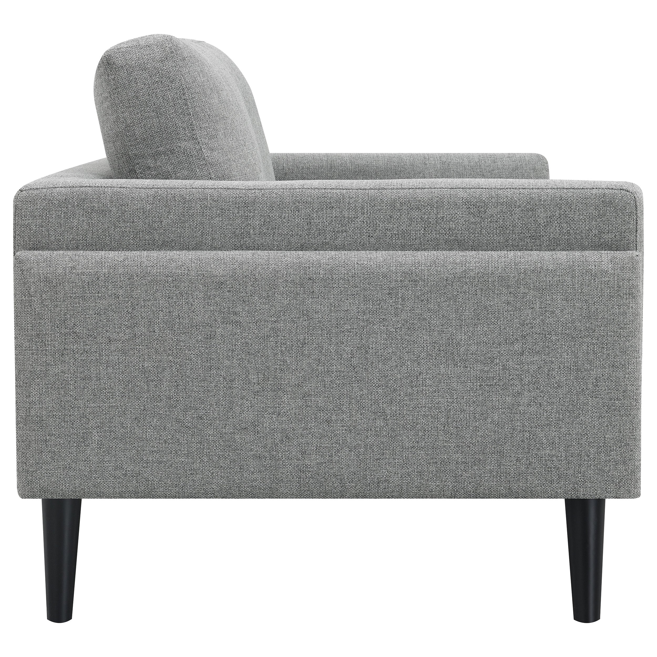Rilynn Upholstered Track Arm Loveseat Grey — view 8
