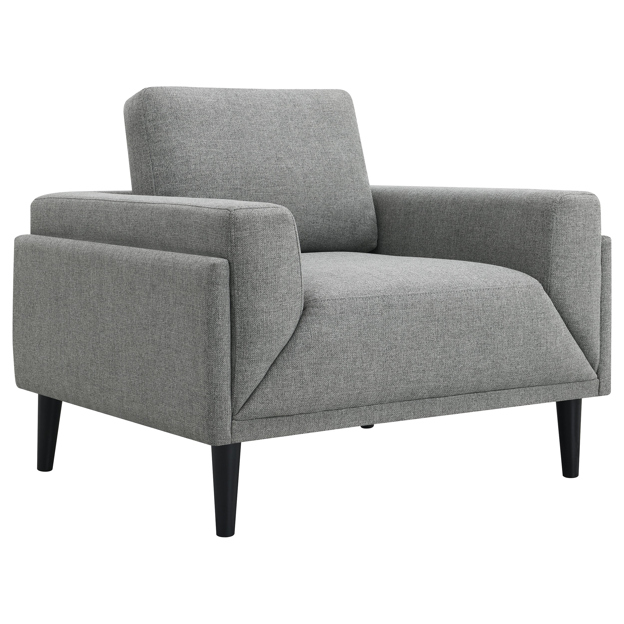 Rilynn Upholstered Track Arm Accent Chair Grey — view 1