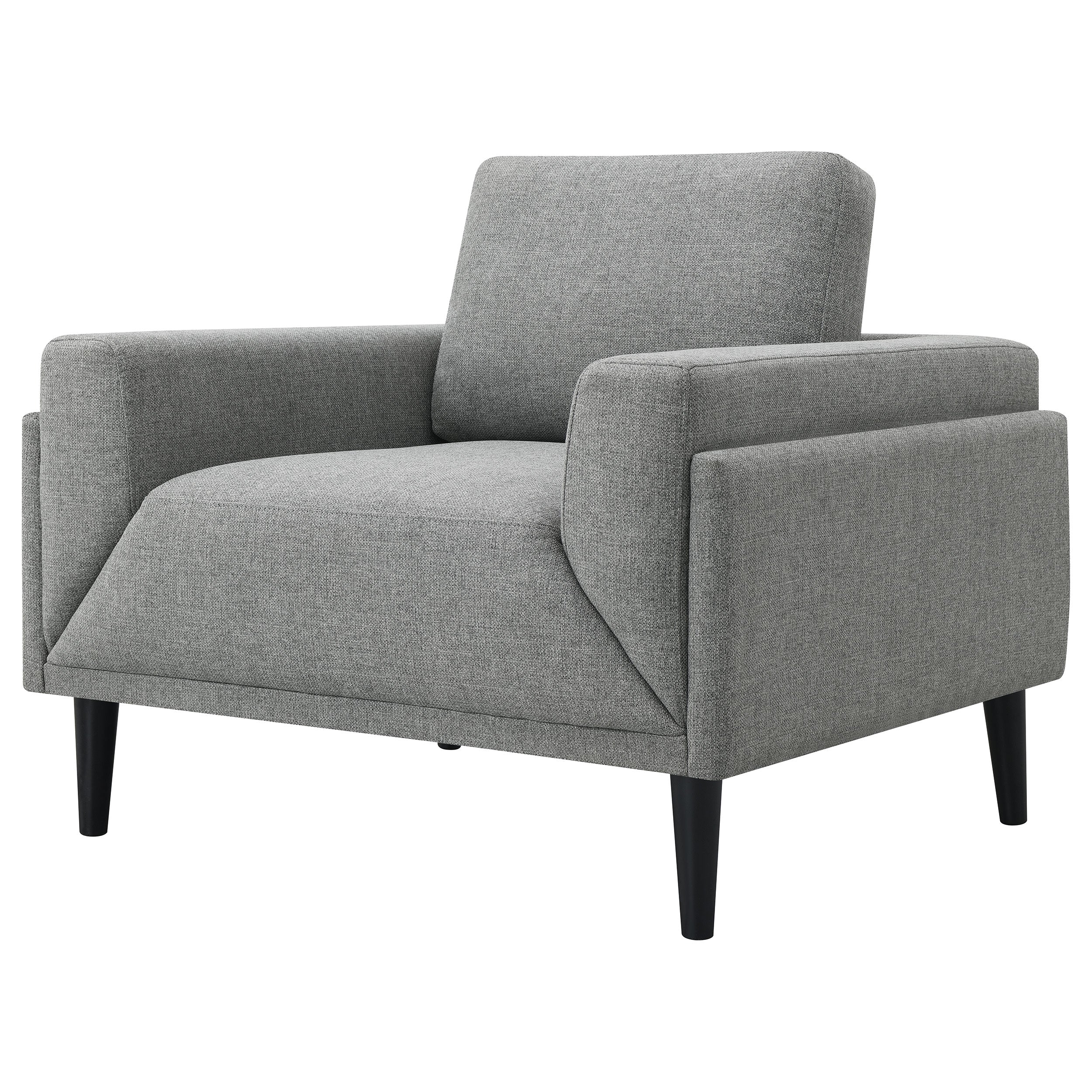 Rilynn Upholstered Track Arm Accent Chair Grey — view 4