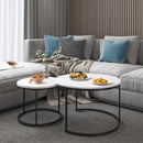 Round Nesting Coffee Table (Set of 2)
