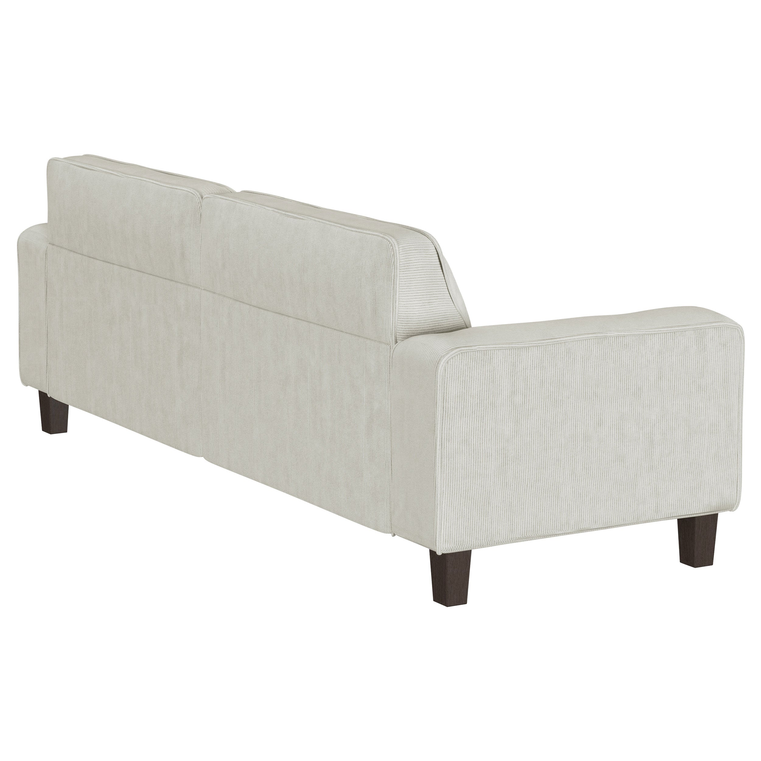 Deerhurst Upholstered Track Arm Tufted Sofa Greige — view 8