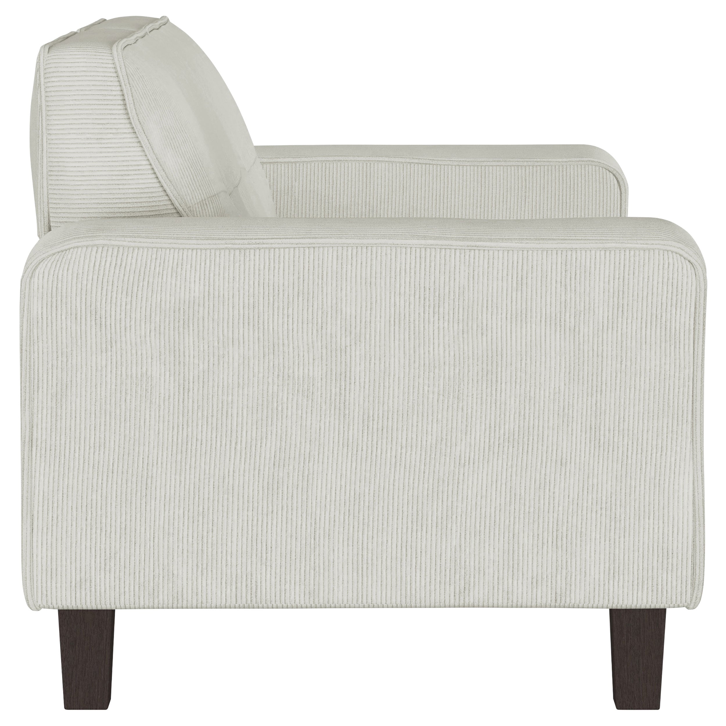 Deerhurst Upholstered Track Arm Tufted Loveseat Greige — view 9