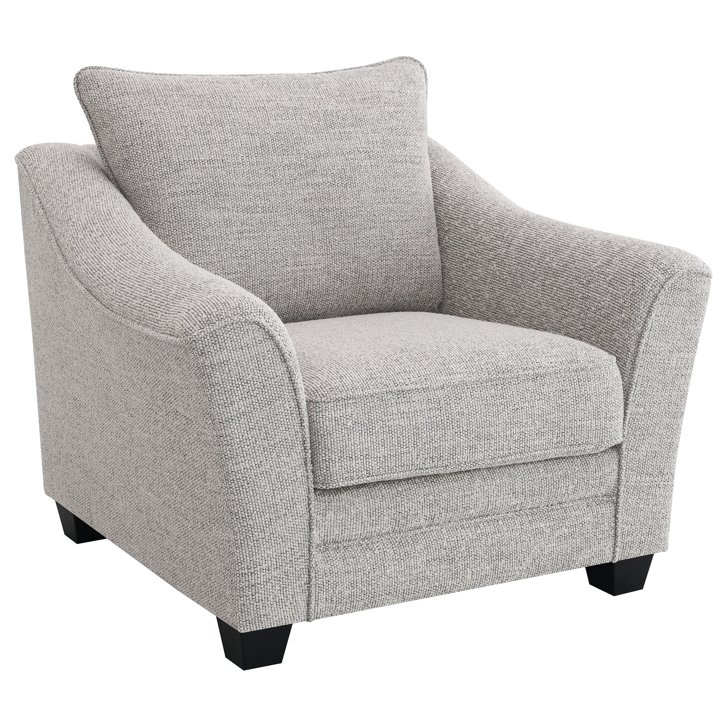 Tomkins 3-piece Boucle Upholstered Sofa Set Light Grey — view 11
