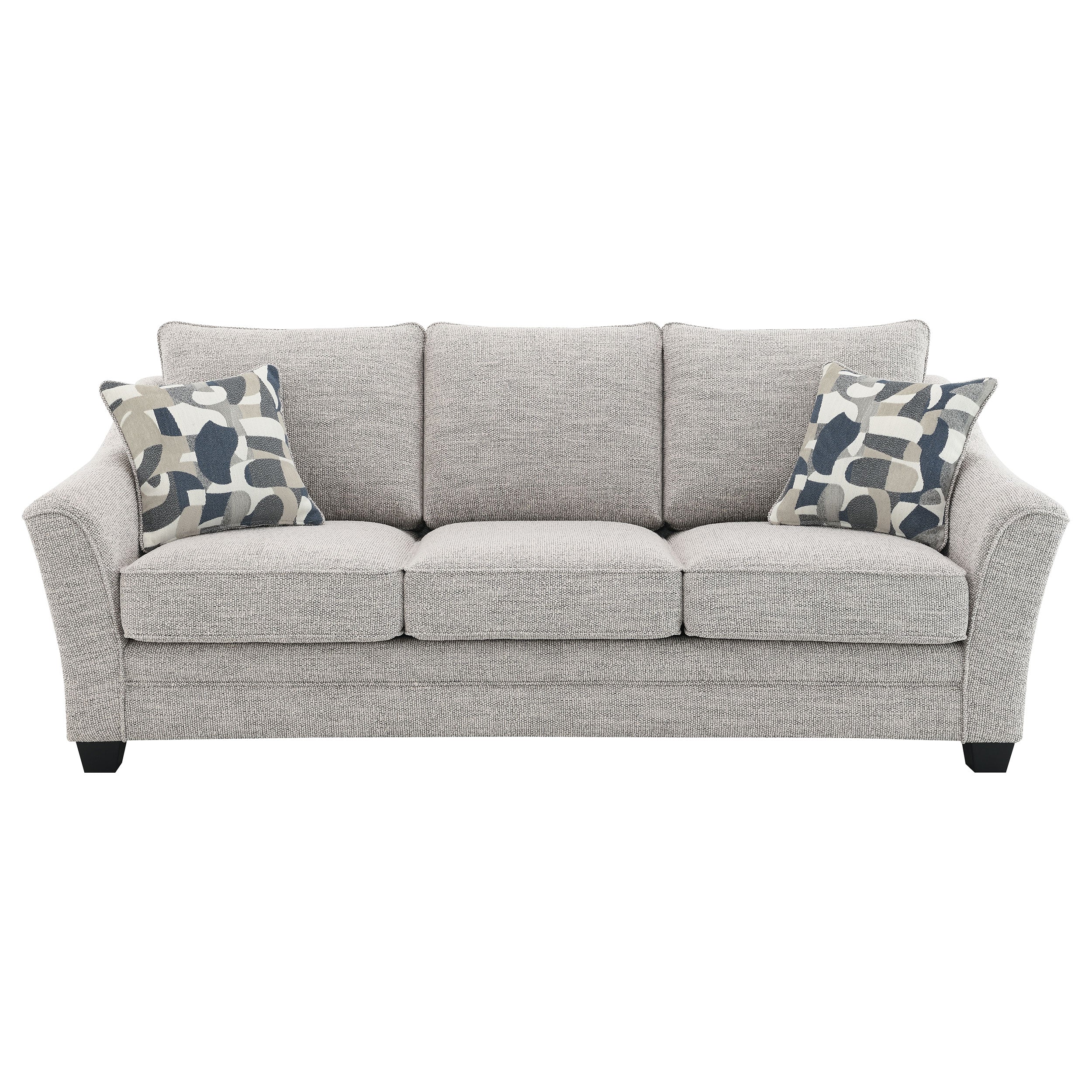 Tomkins Boucle Upholstered Sofa Light Grey — view 3