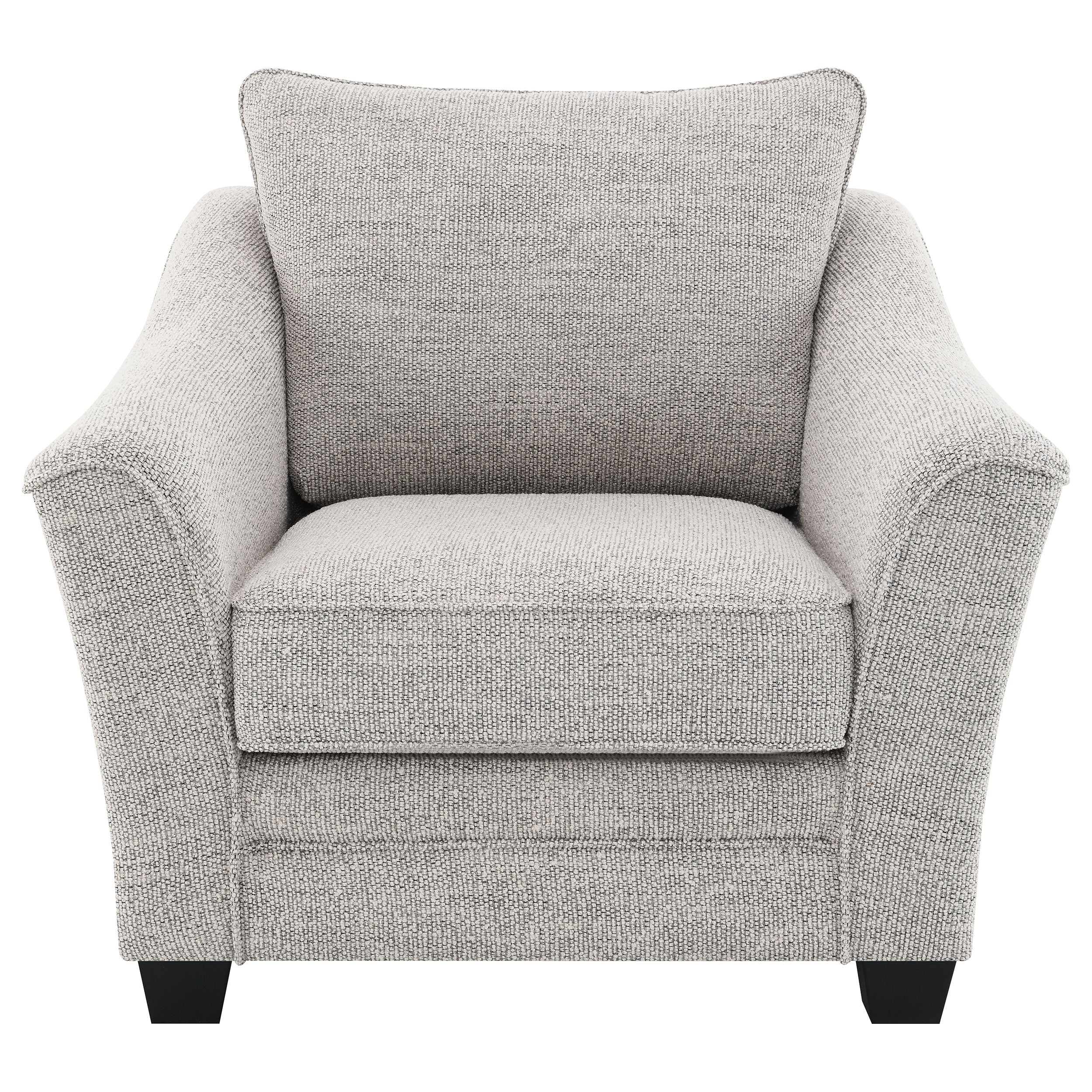 Tomkins Boucle Upholstered Chair Light Grey — view 3