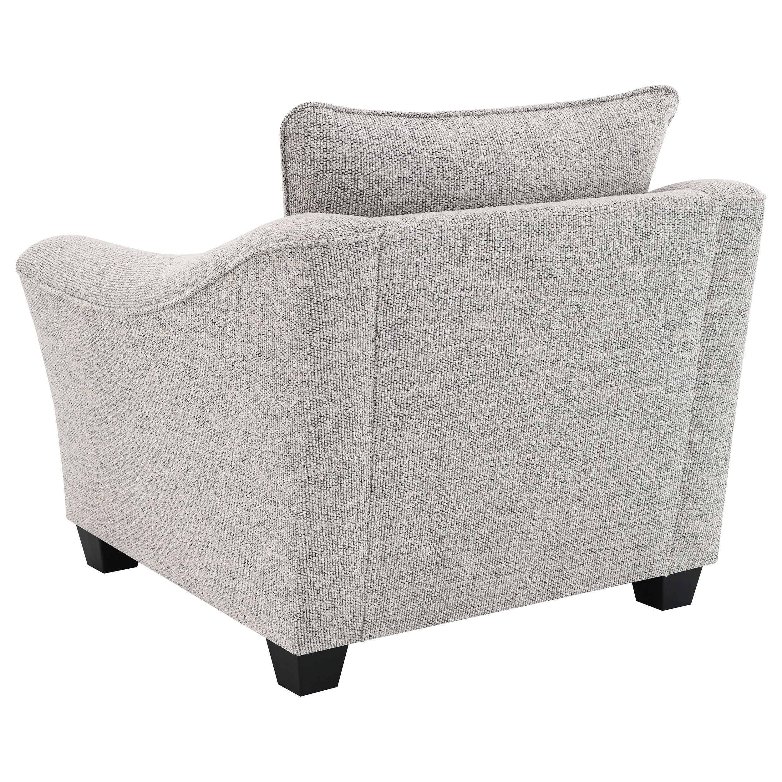 Tomkins Boucle Upholstered Chair Light Grey — view 6