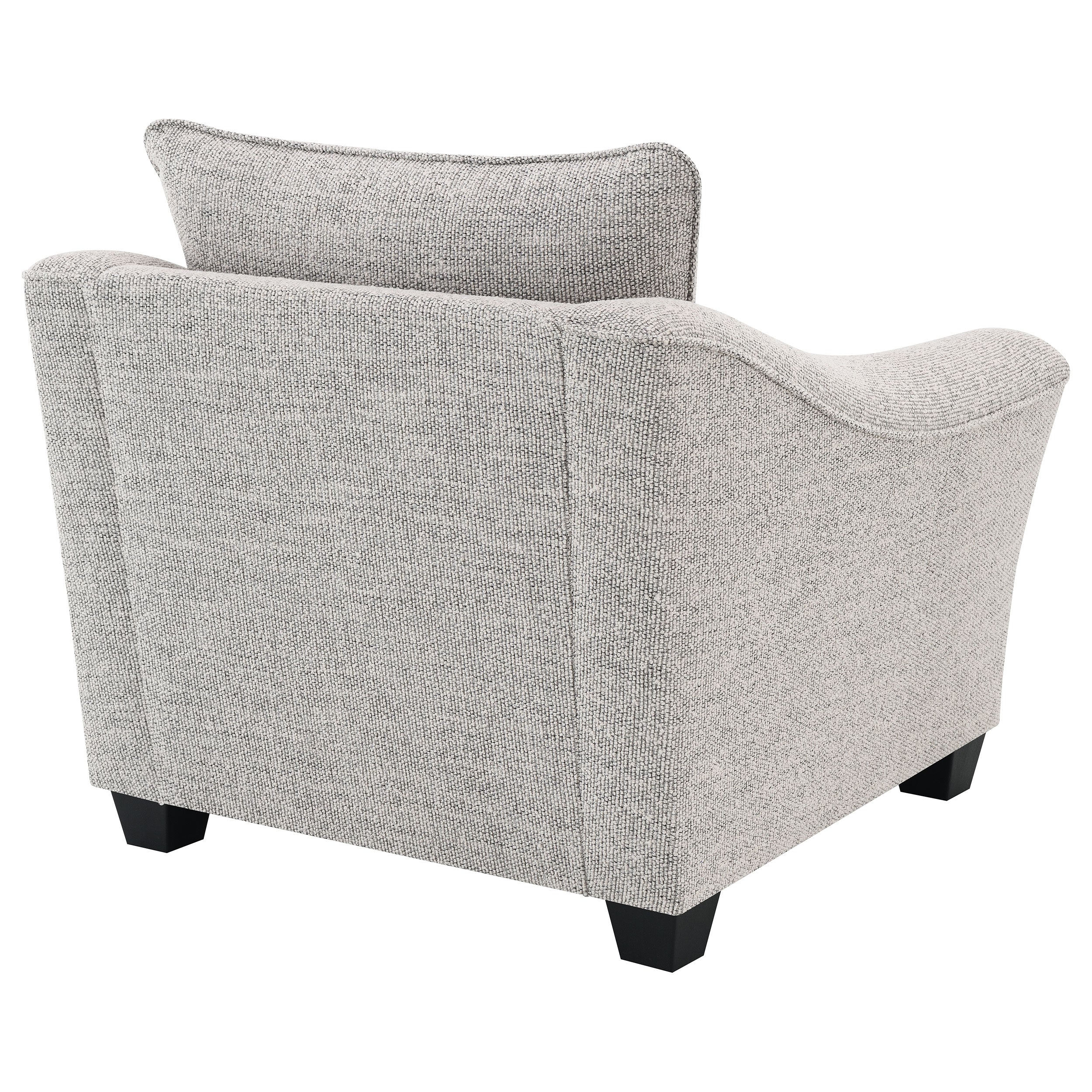 Tomkins Boucle Upholstered Chair Light Grey — view 7